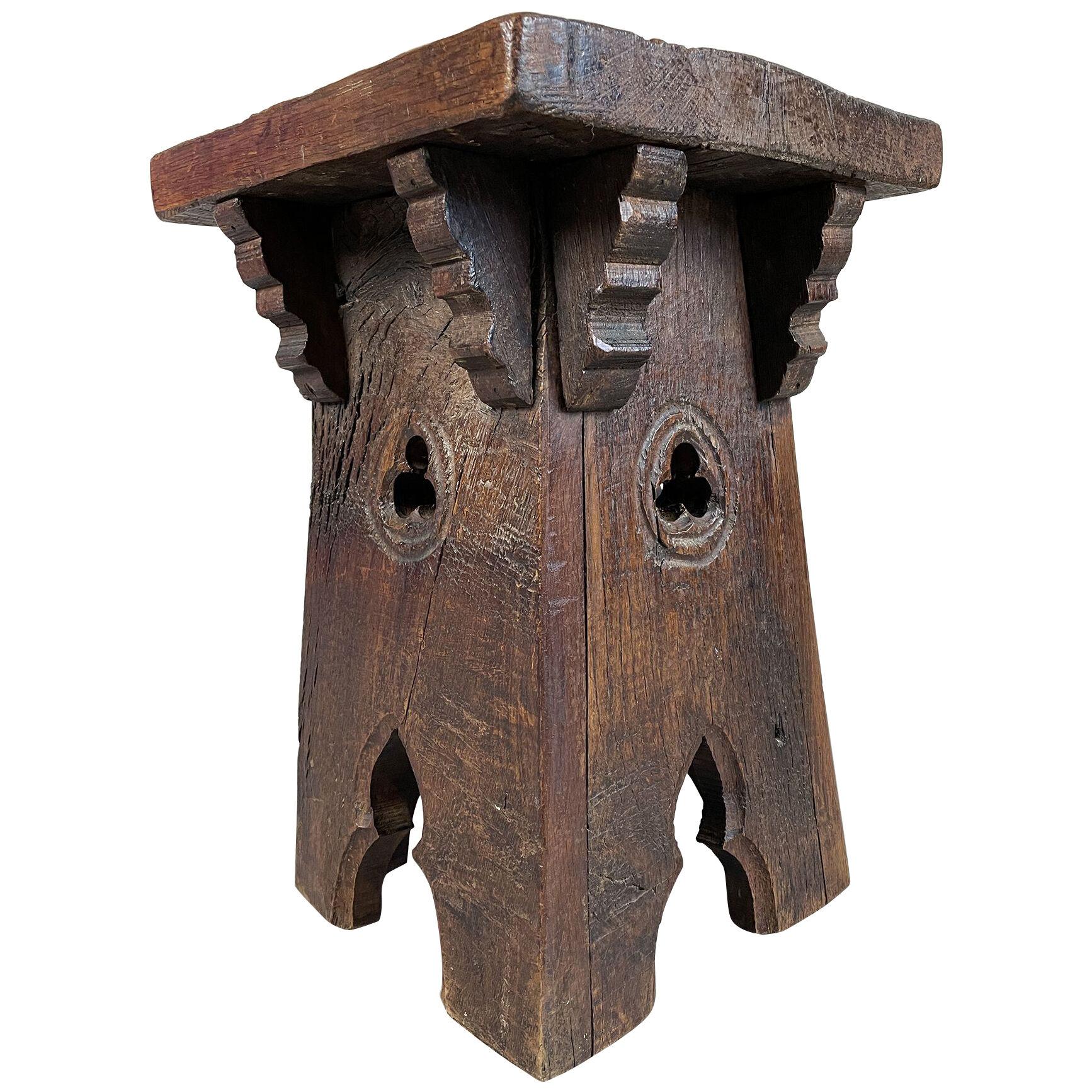 Neo-gothic stool