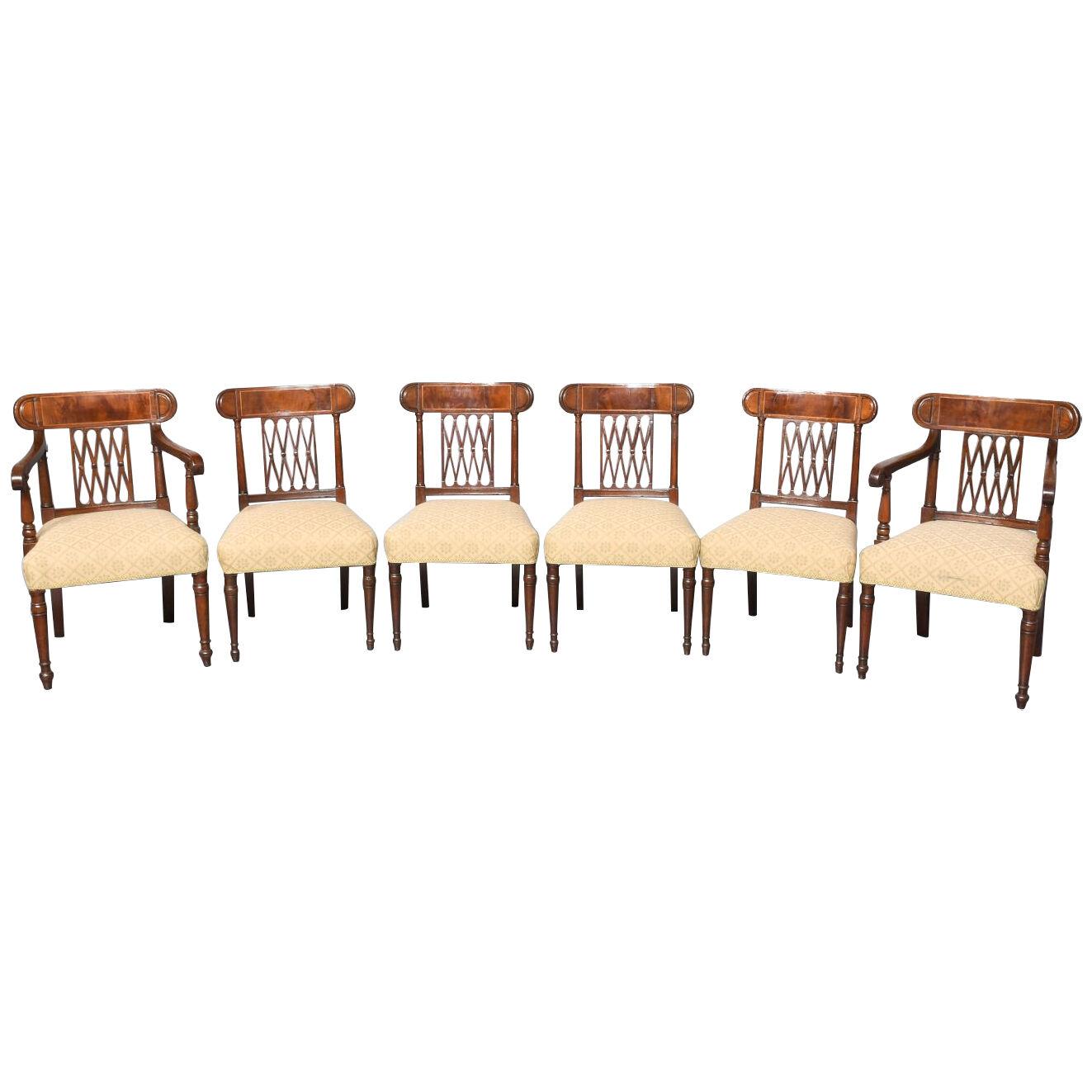 Set of 6 George III Dining Chairs