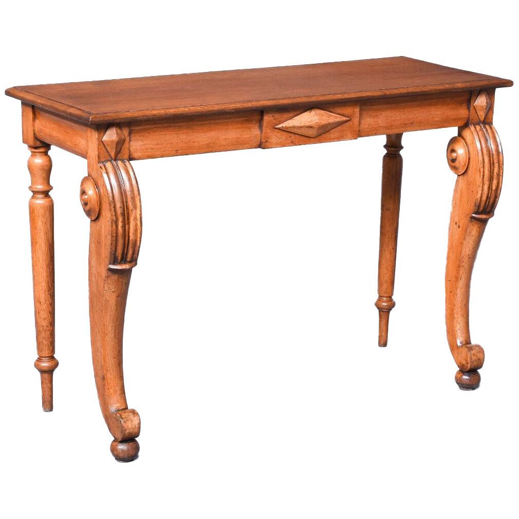 Victorian Oak Console Table