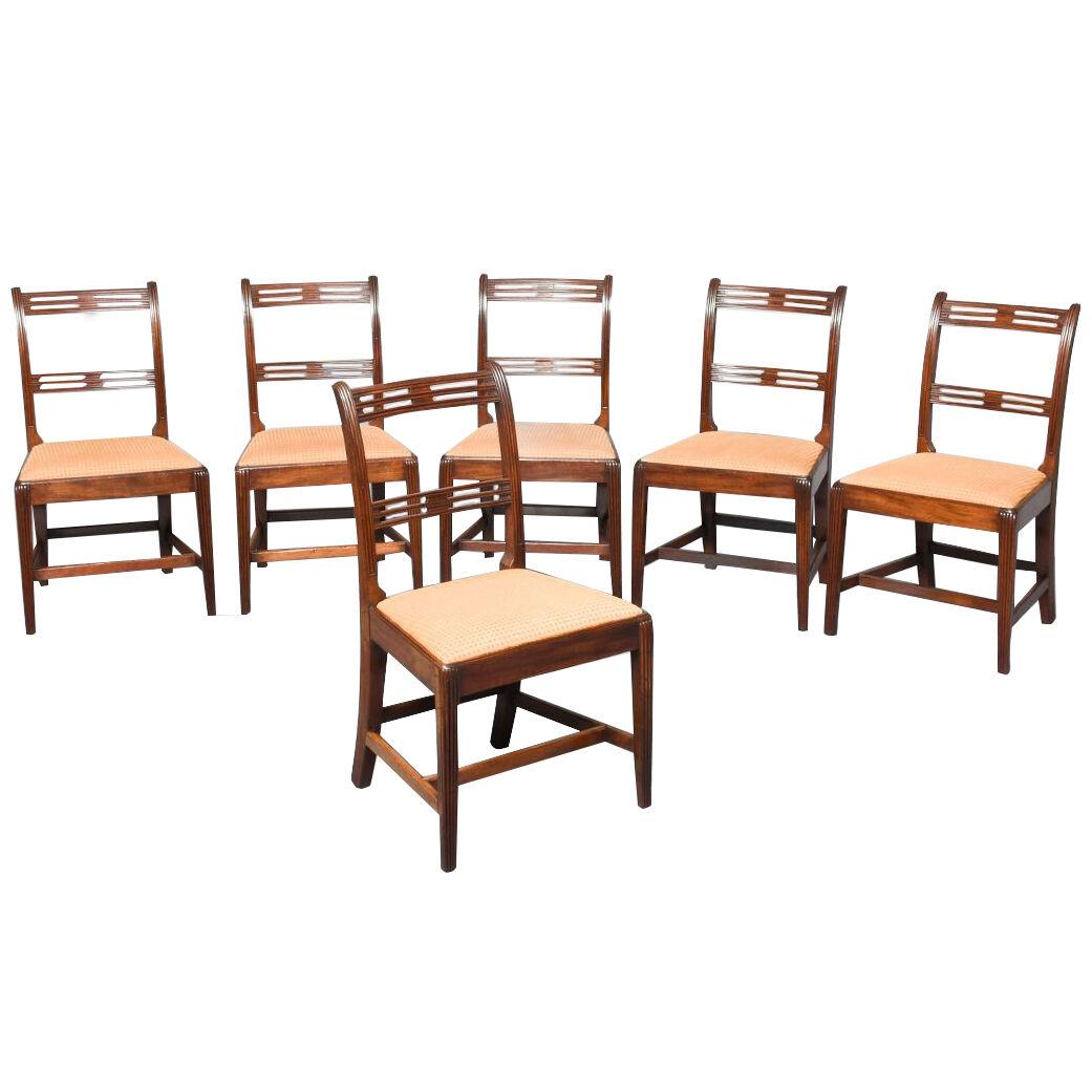 Set of 6 George III Chairs