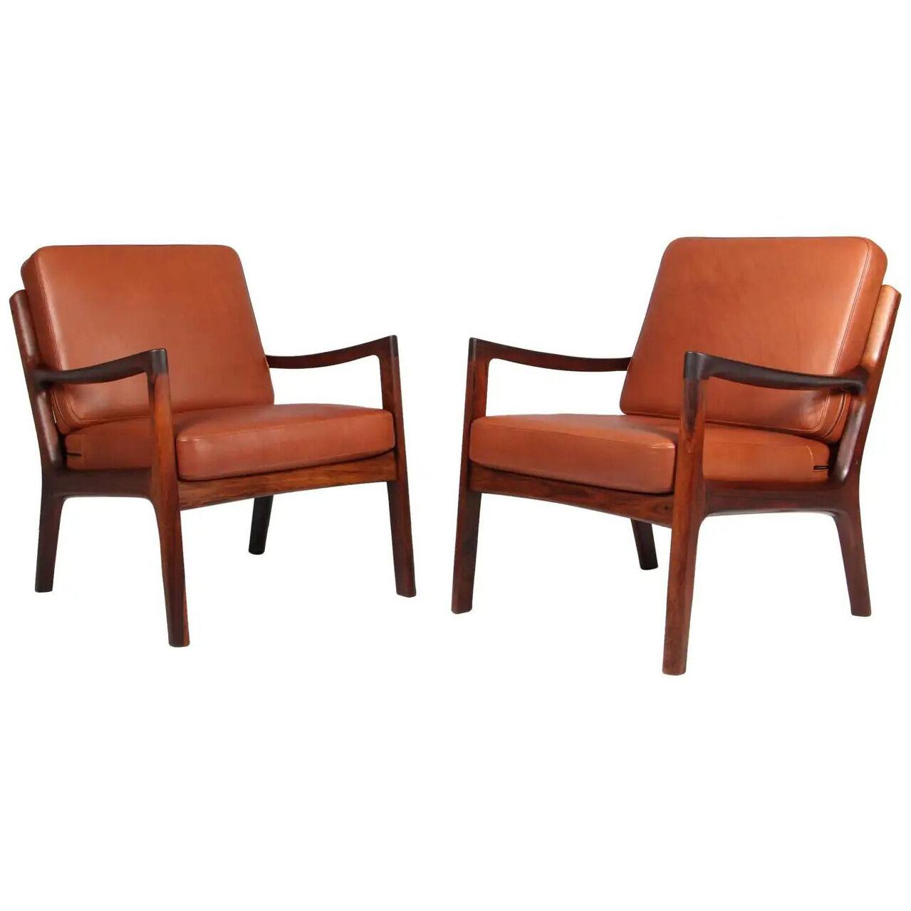 Ole Wanscher Lounge Chairs
