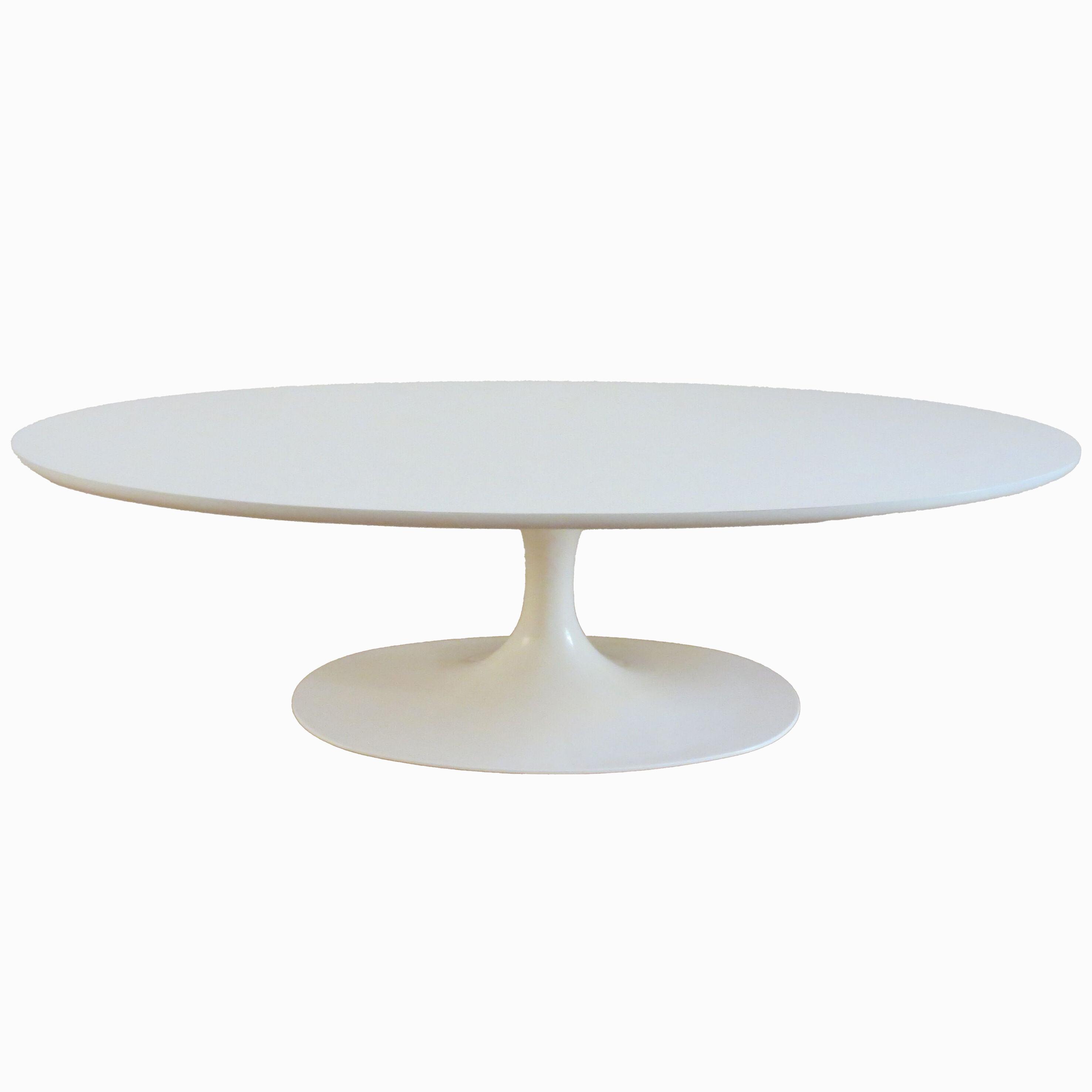 1960s White Oval Tulip Coffee Table By Maurice Burke For Arkana Uk