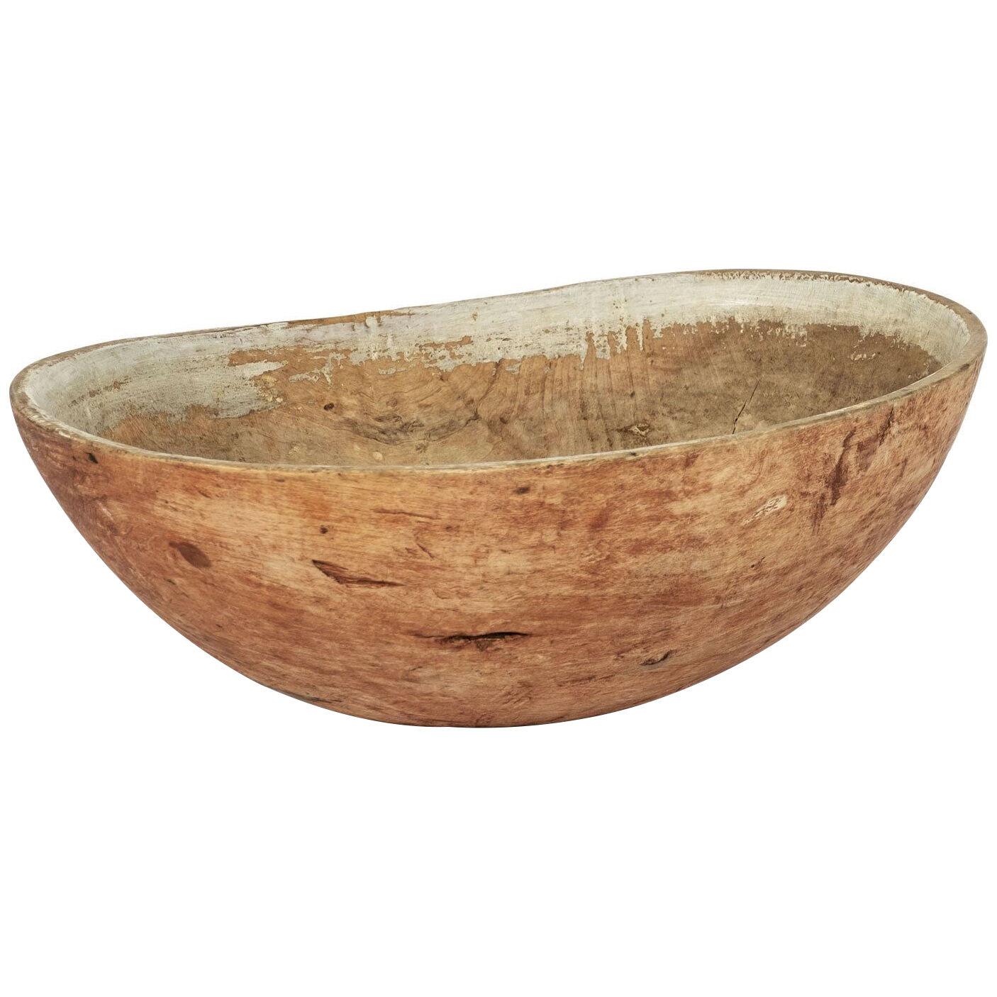 Swedish Hand-Carved Root Bowl