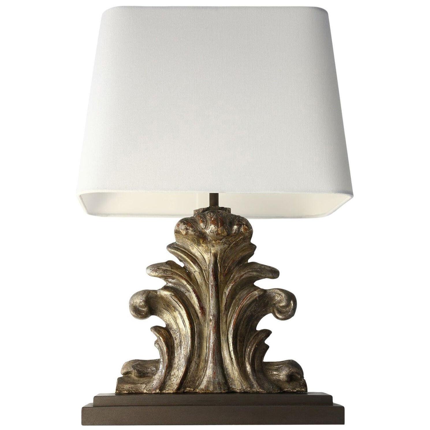 Custom Silvered Table Lamp