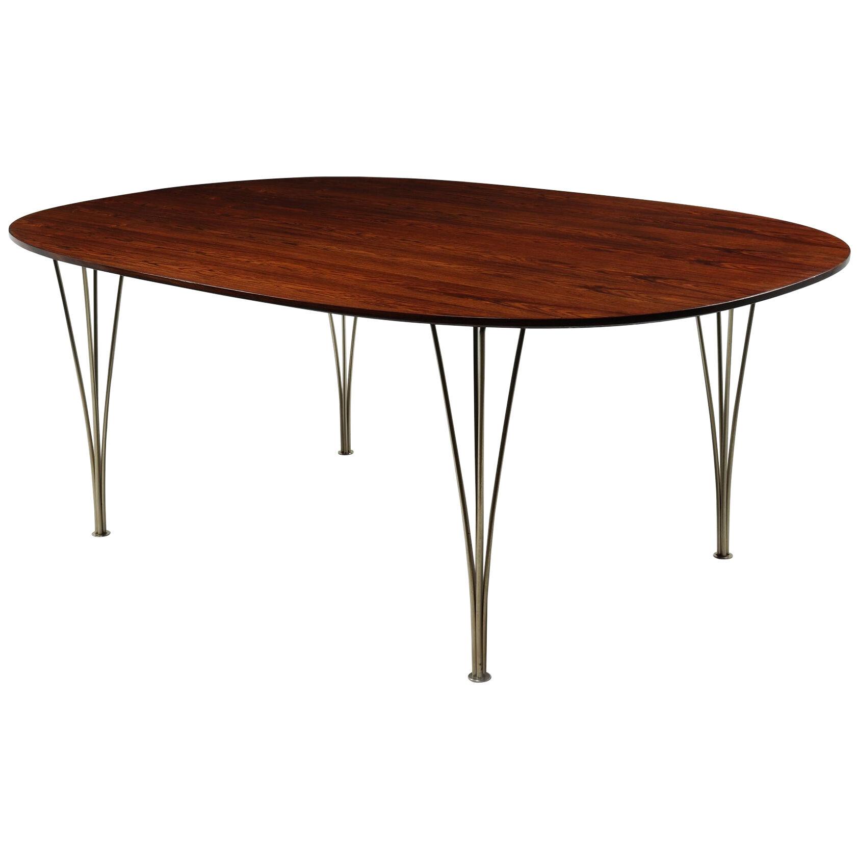 Super Elliptical Dining Table by Piet Hein and Bruno Matheson c1960