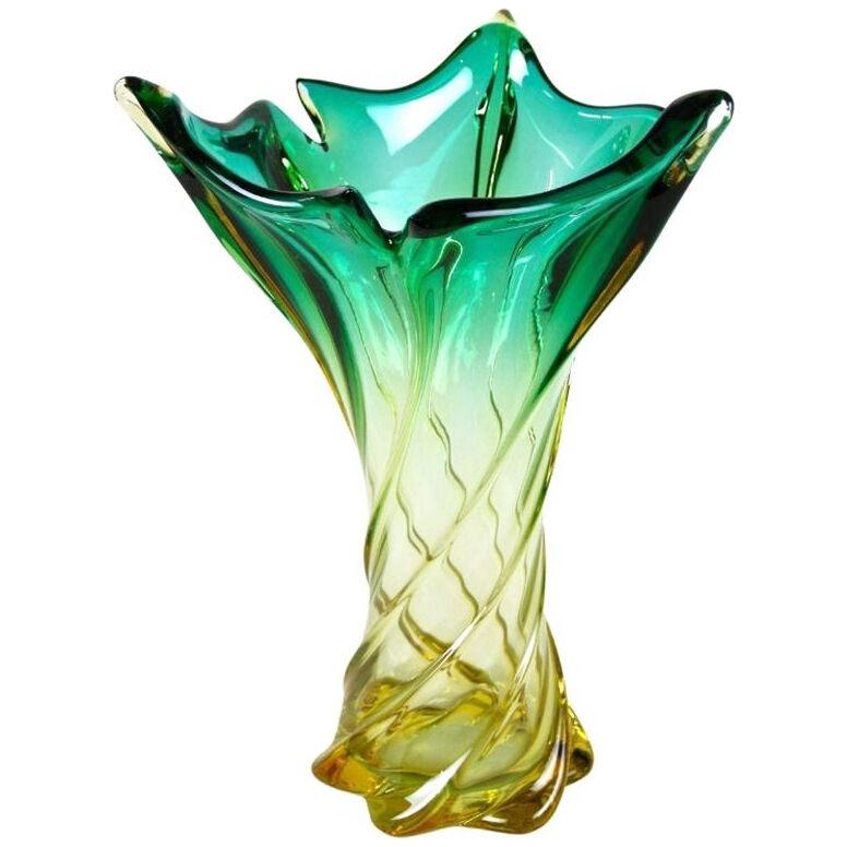Mid-Century Murano Glass Vase, Italy, circa 1960