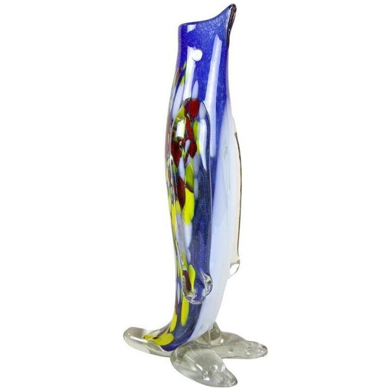 Murano Glass Penguin Vase Mid Century, Italy circa 1960