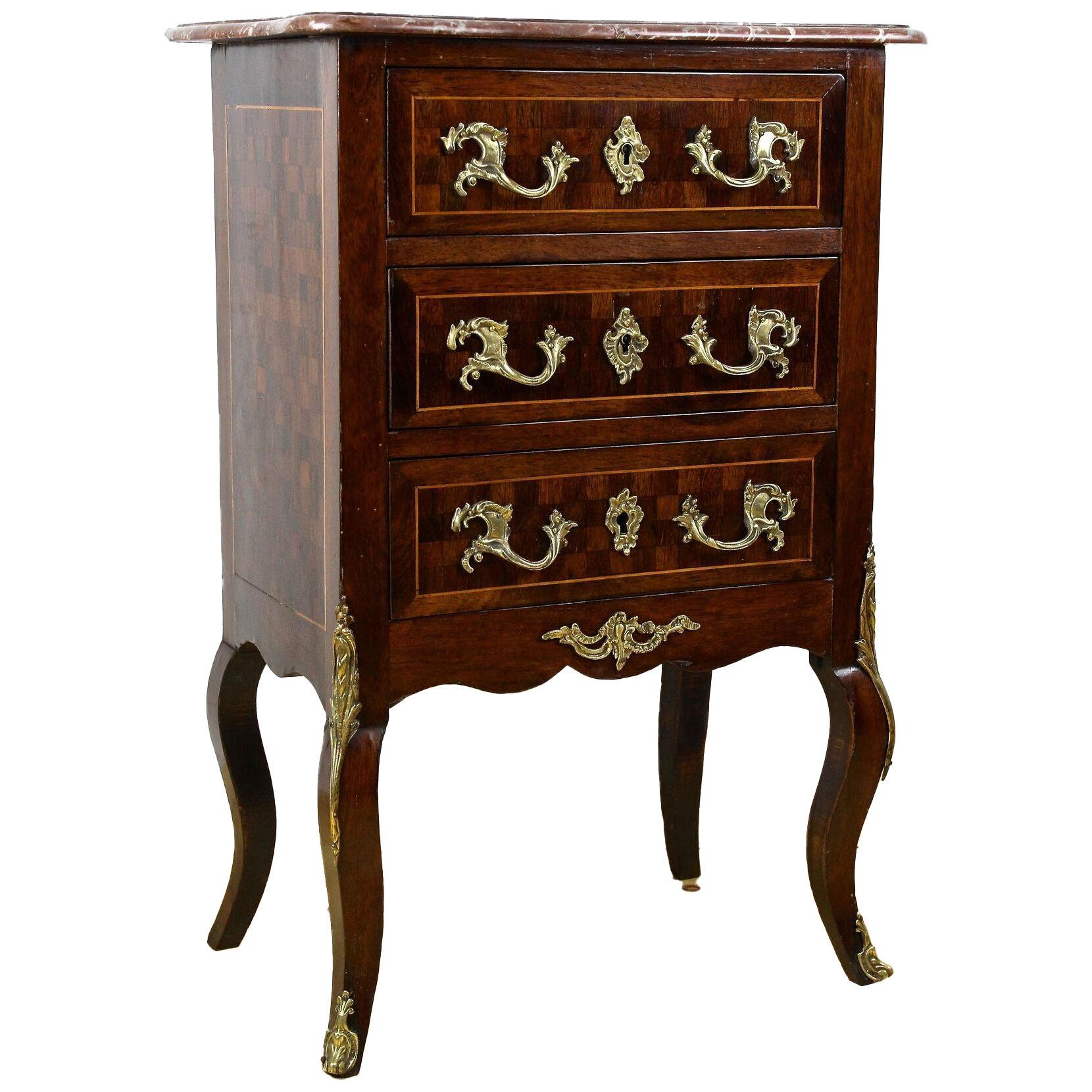 19th Century Baroque Revival Chest Of Drawers, France ca. 1880