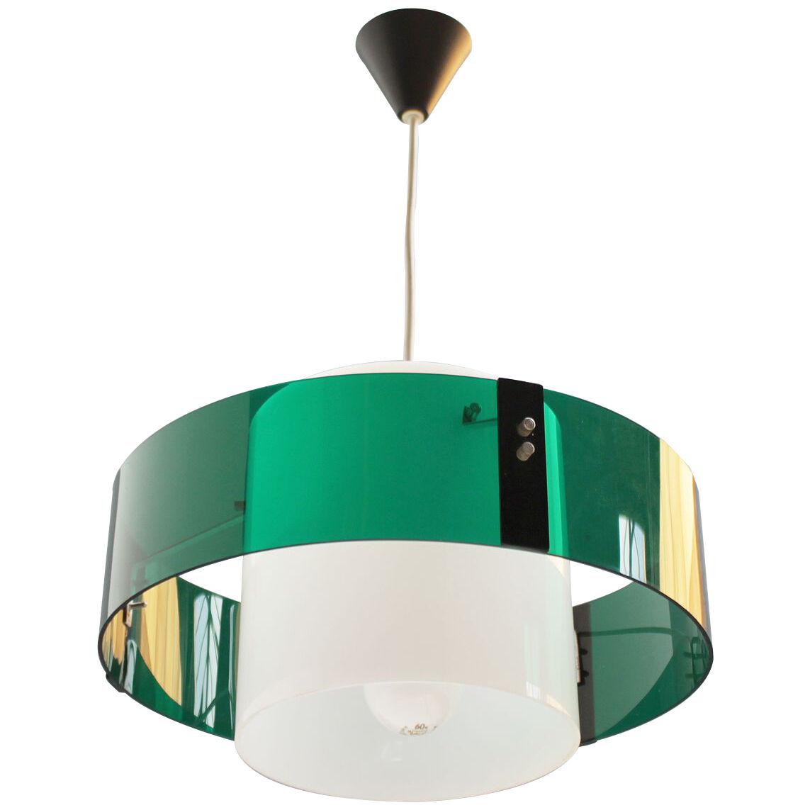 Modernist French Pendant Lamp