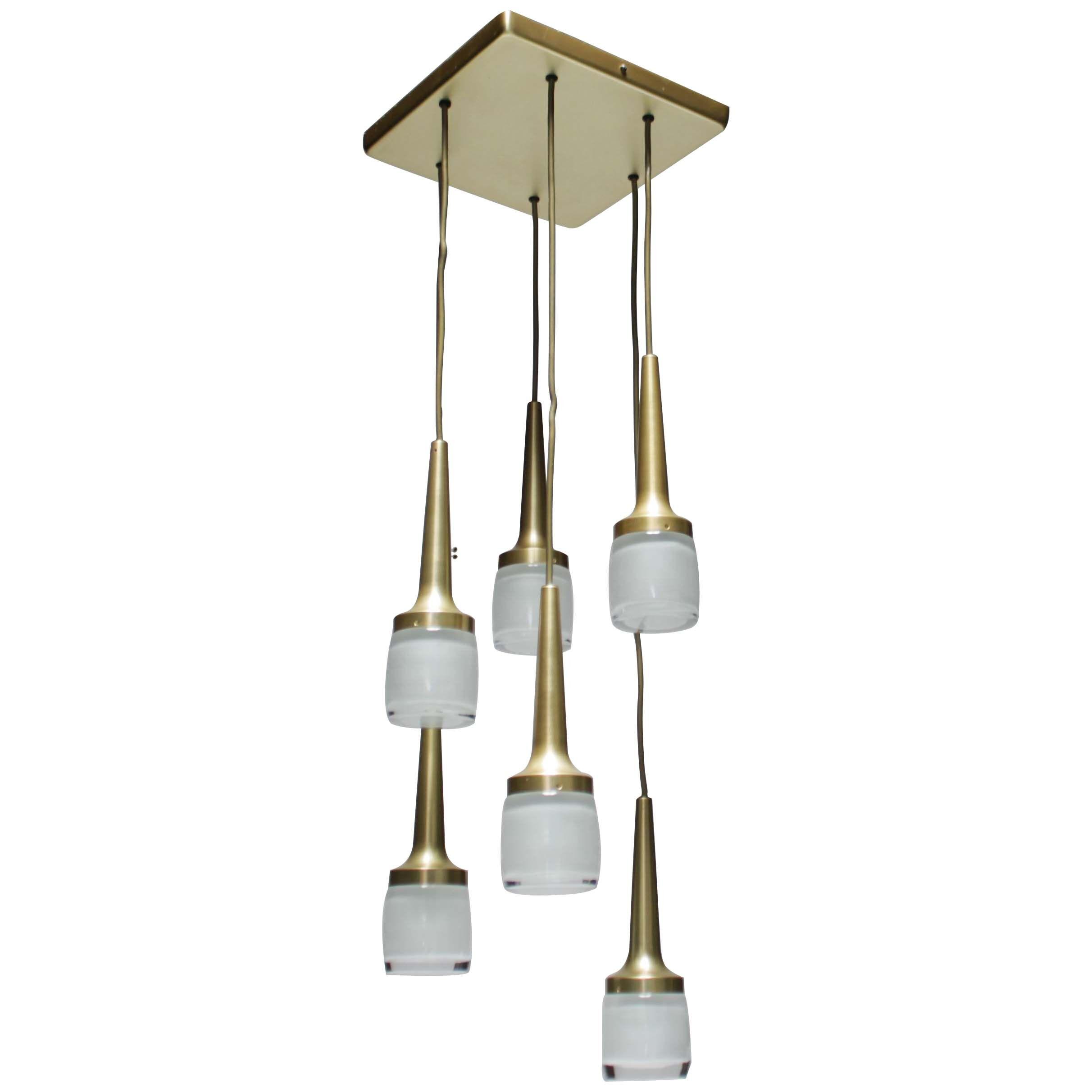 Fixture with Six Pendants for Staff Germany