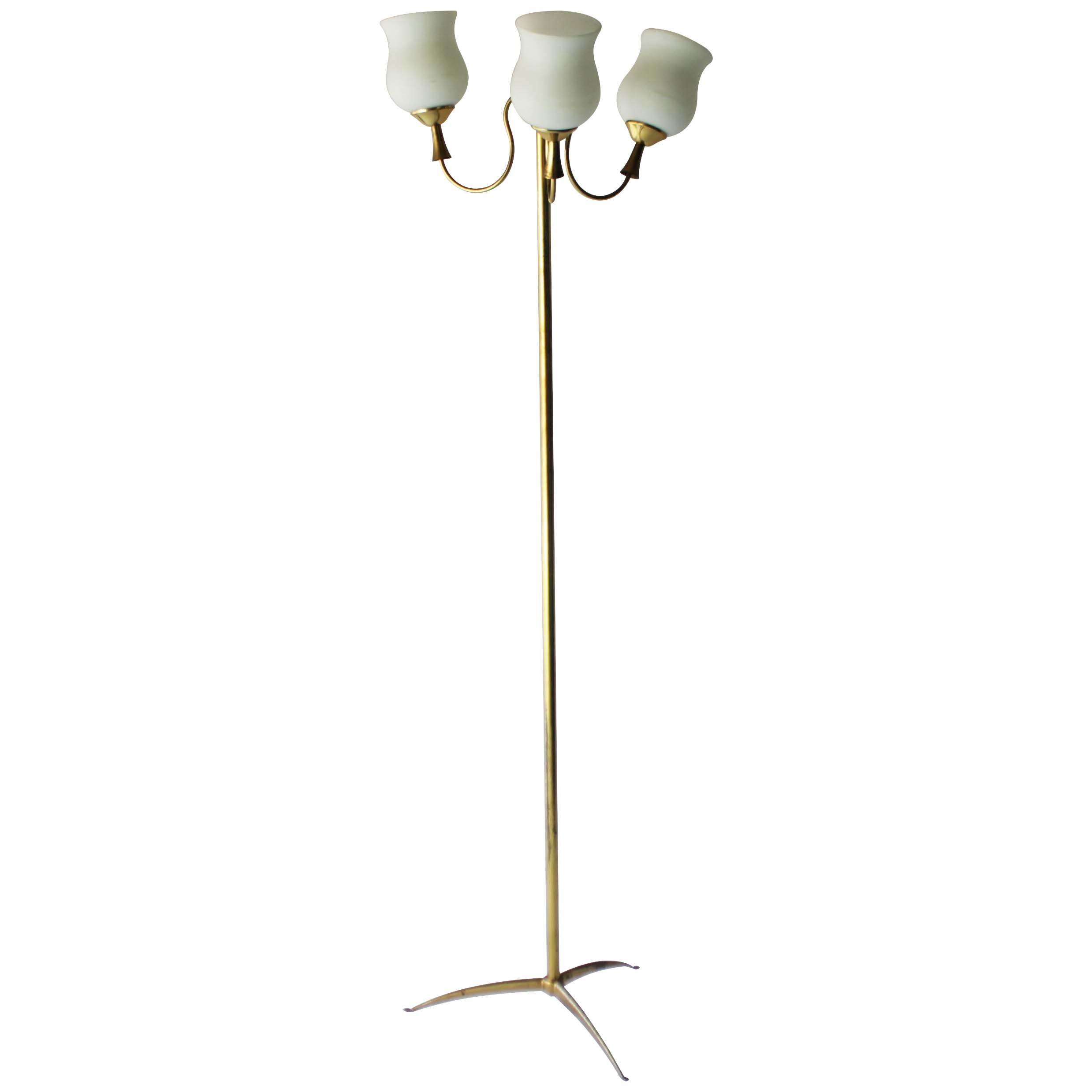 Elegant Italian Floor Lamp by Arredoluce