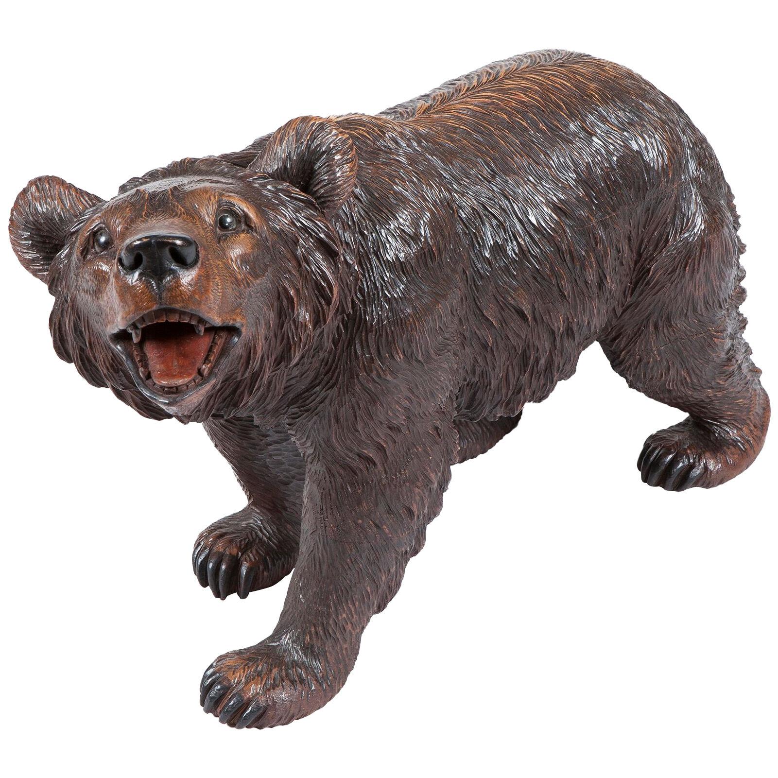 19th Century 'Black Forest' Bear Carving