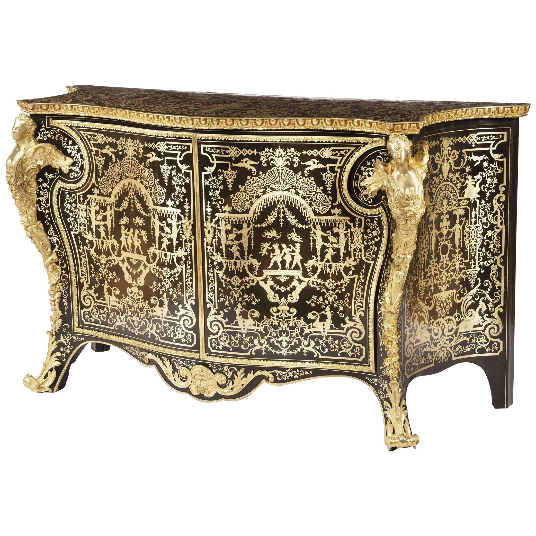 19th Century Boulle Commode in the Louis XIV Manner