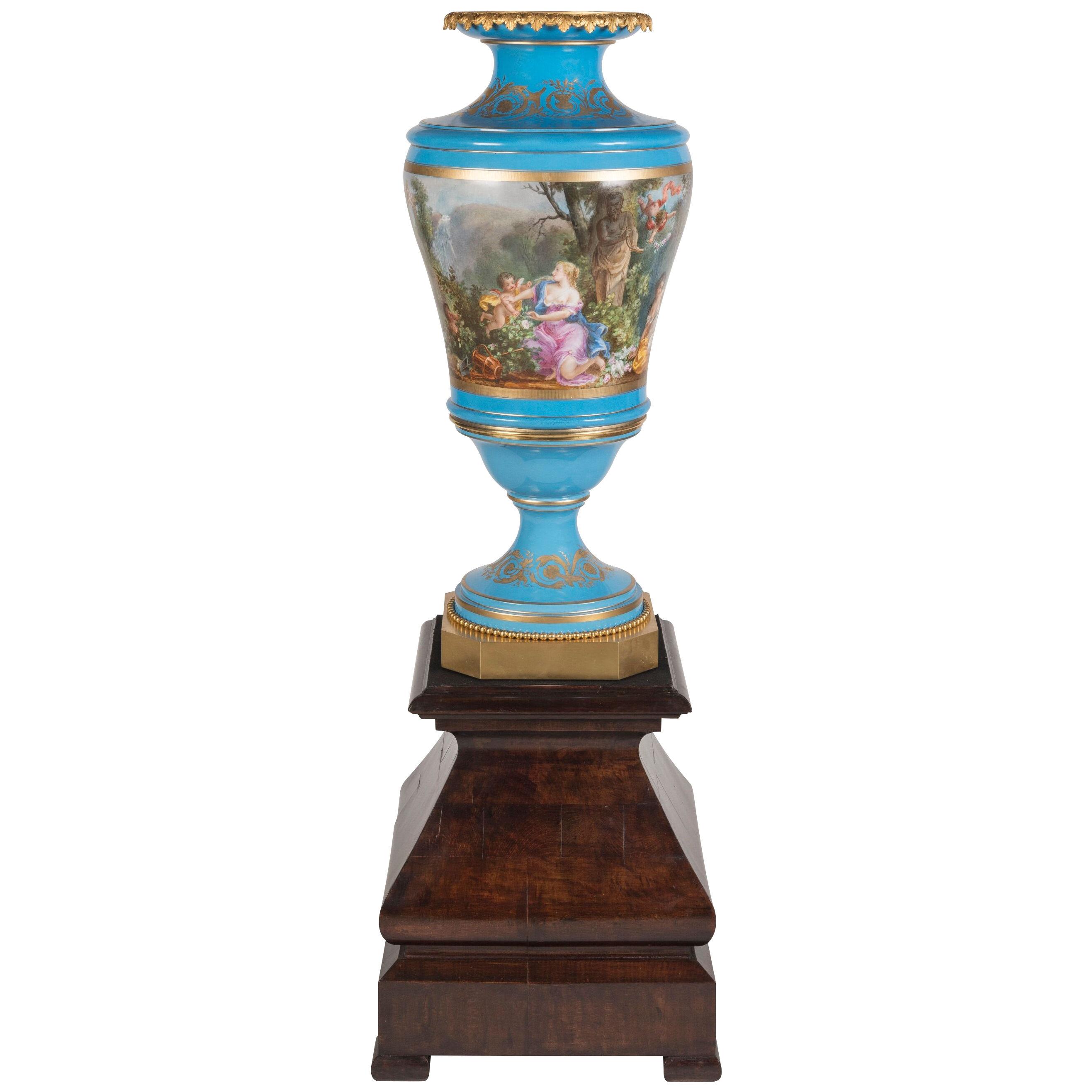 Large & Impressive 'Sèvres' Style Porcelain Vase