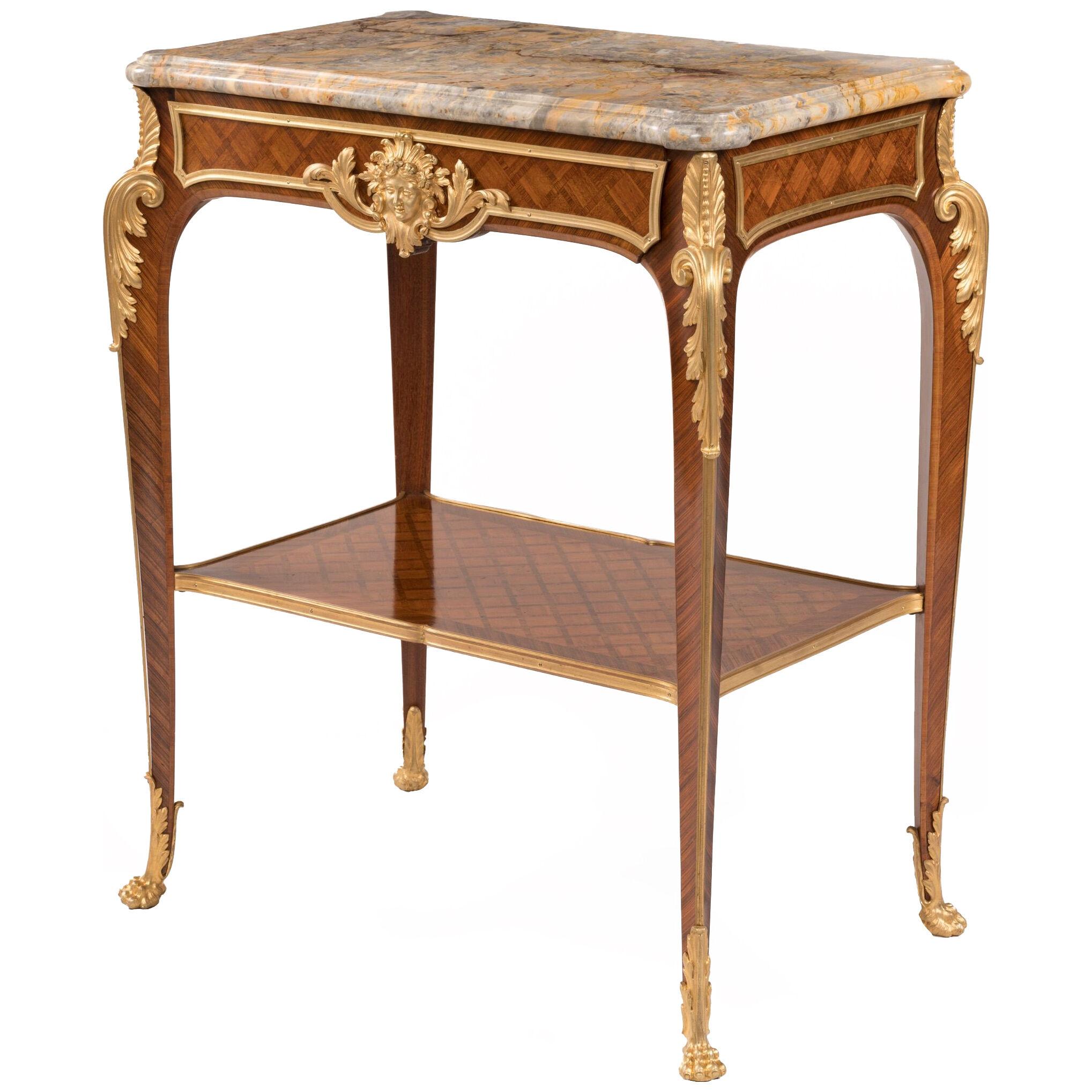 19th Century Louis XVI Style Parquetry Occasional Table