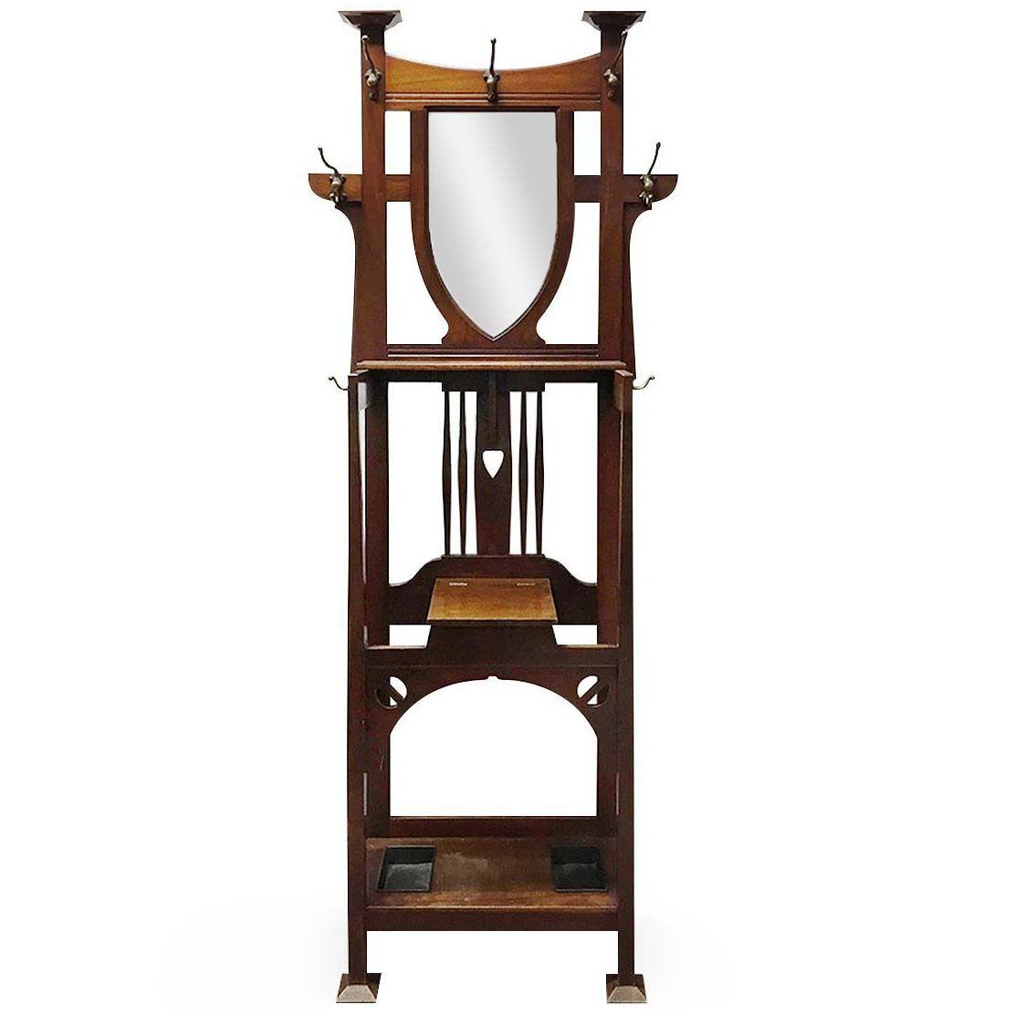 Arts and Crafts Movement Hallstand by Shapland and Petter