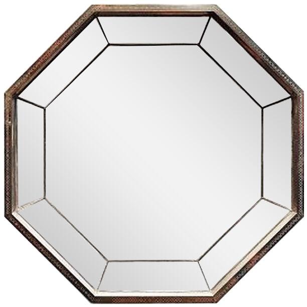 Art Deco large brass mirror 