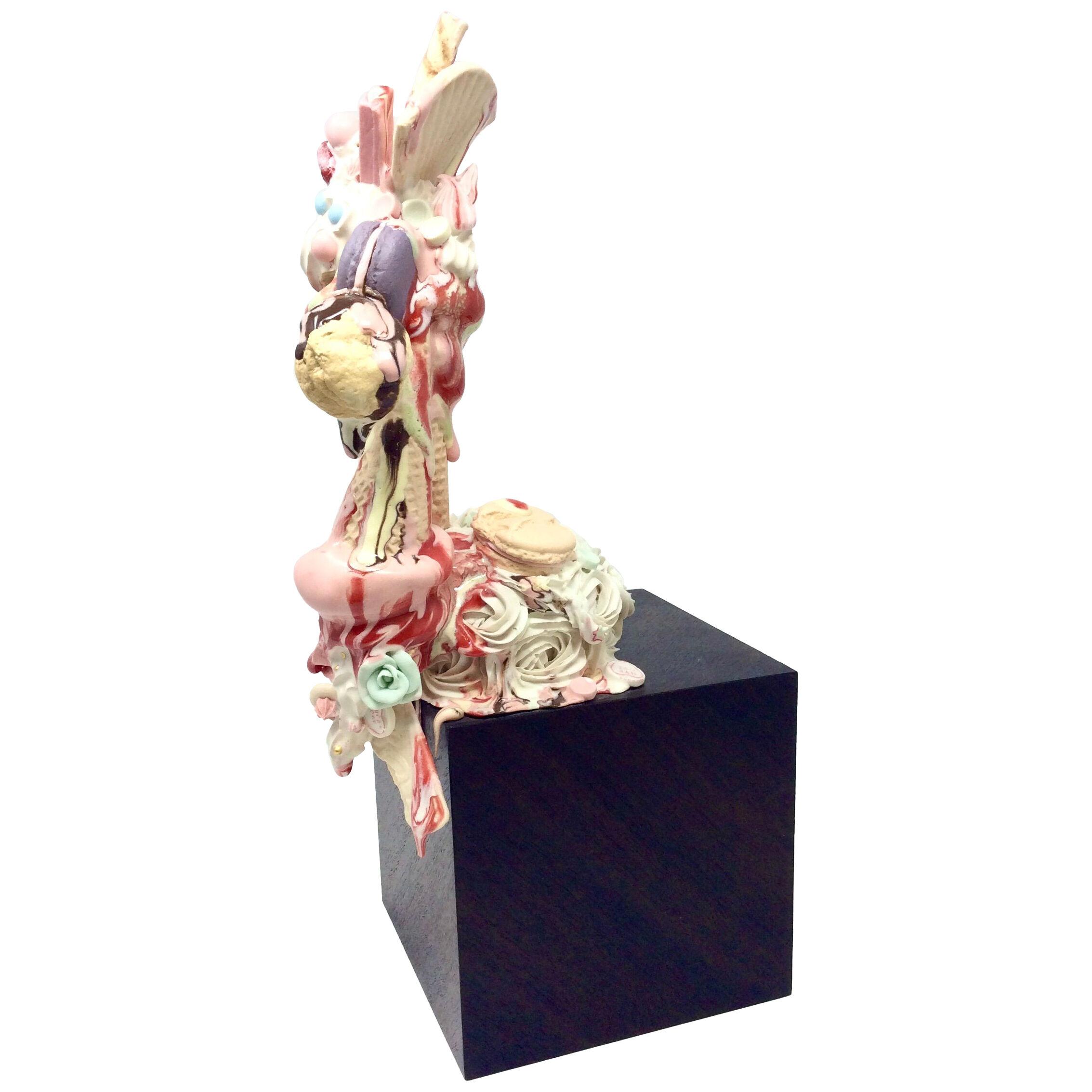 'Kit Kat' Contemporary Ceramic Sculpture by Anna Barlow