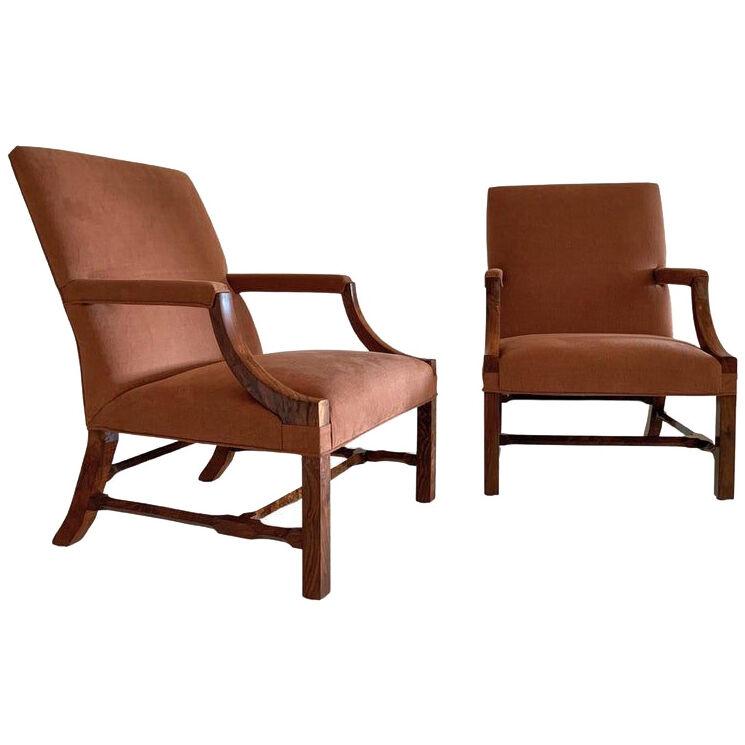 Pair of Gainsborough Style Lounge Chairs