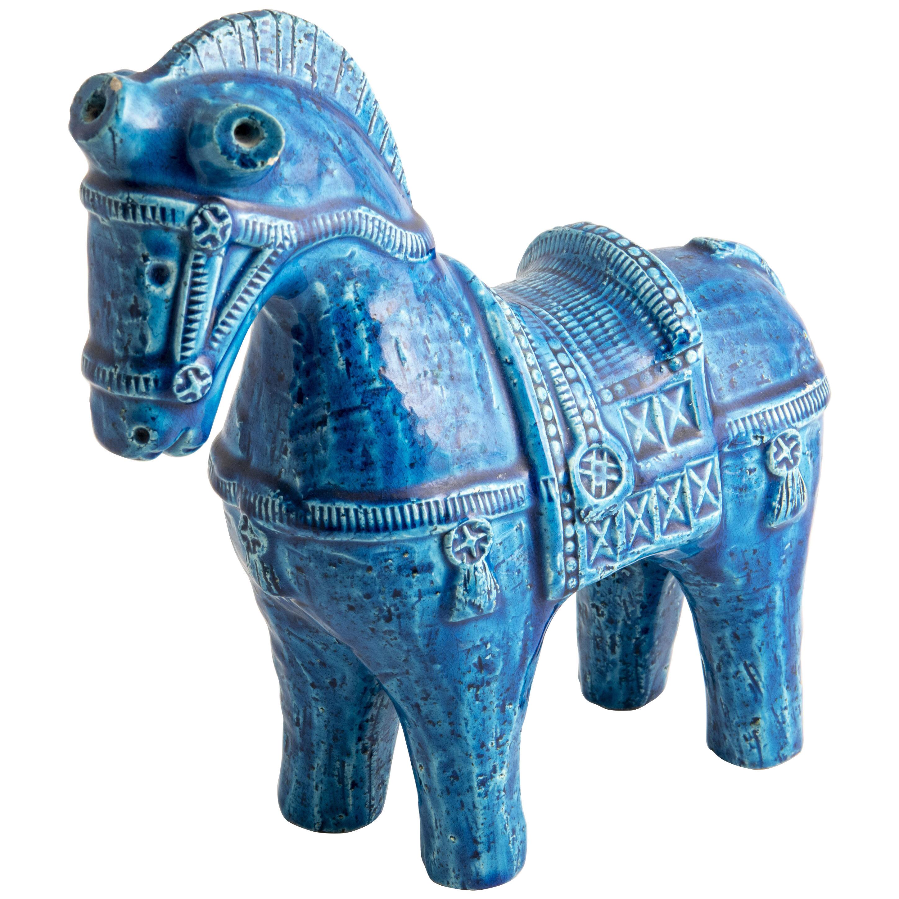 Ceramic model of a Horse by Aldo Londi for Bitossi, Italy circa 1950