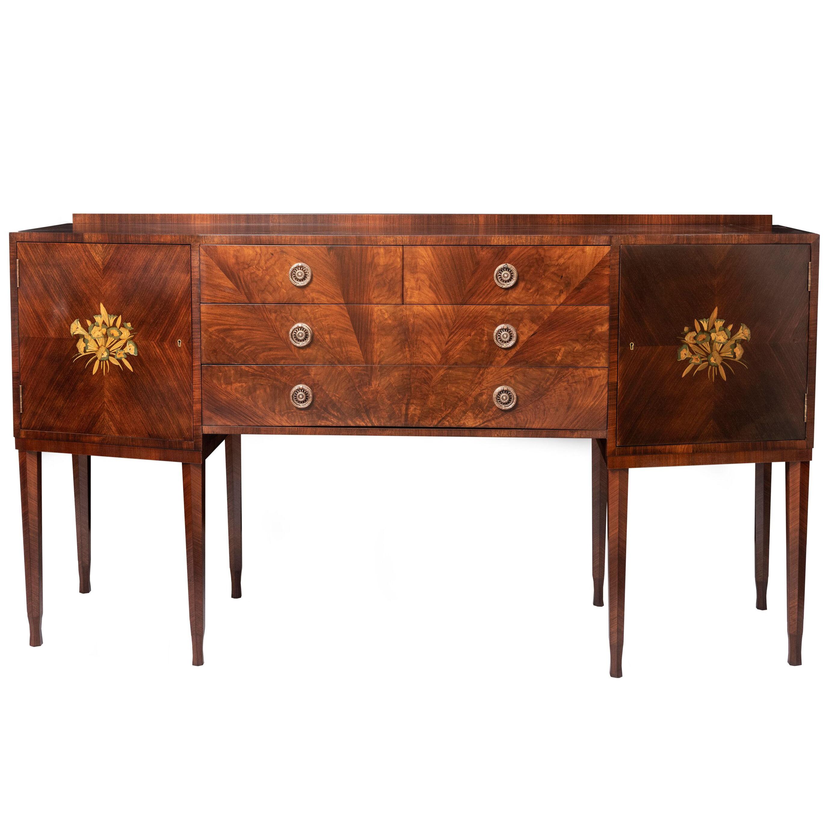 Sideboard attributed to Heals of London, England circa 1920