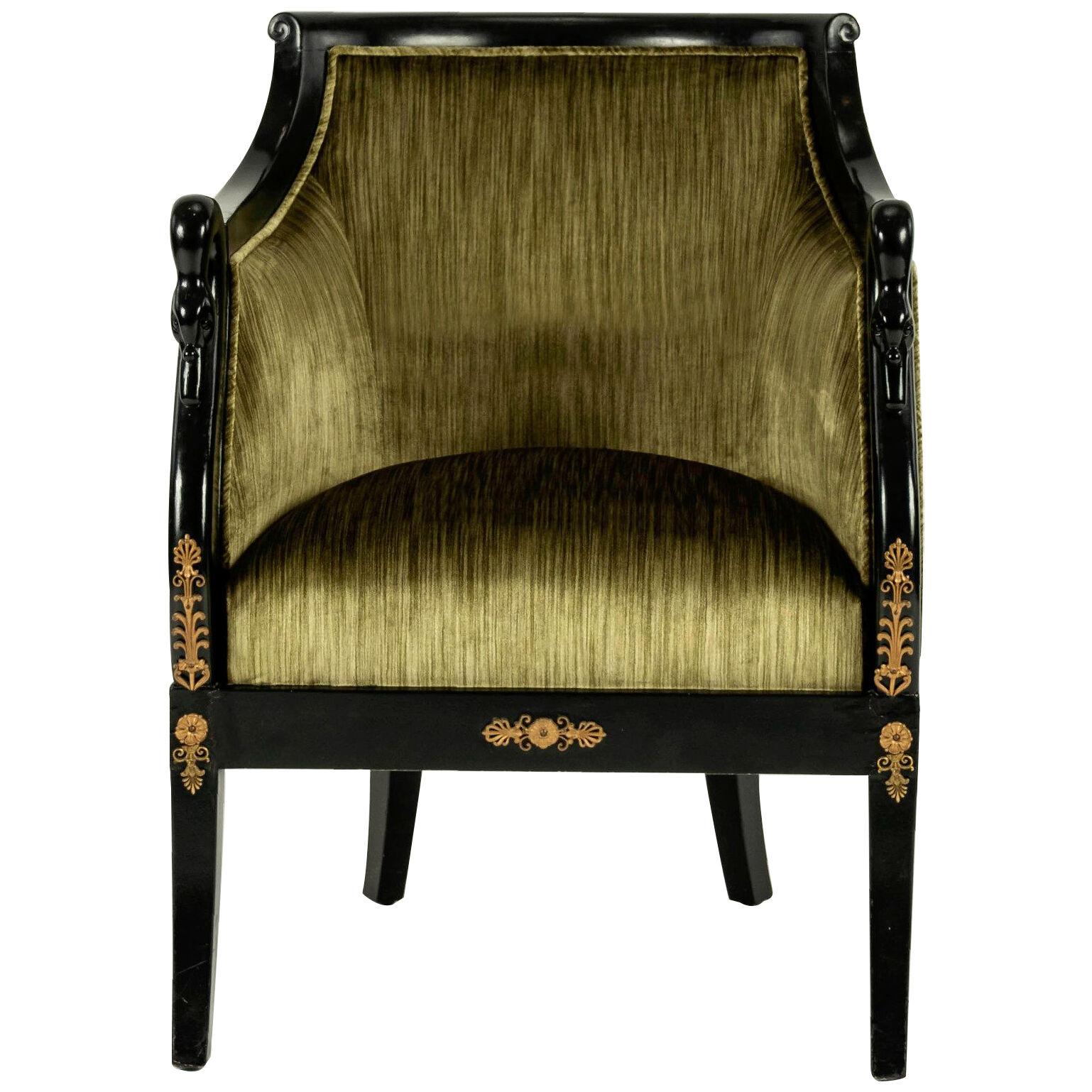 Empire Style Bergére Chair