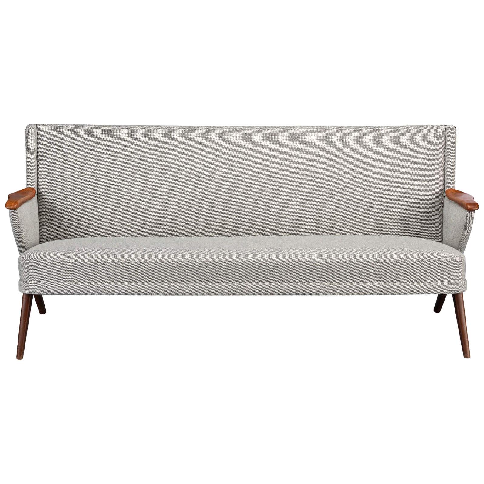 Grey Danish Design Sofa by Johannes Andersen, 1960s