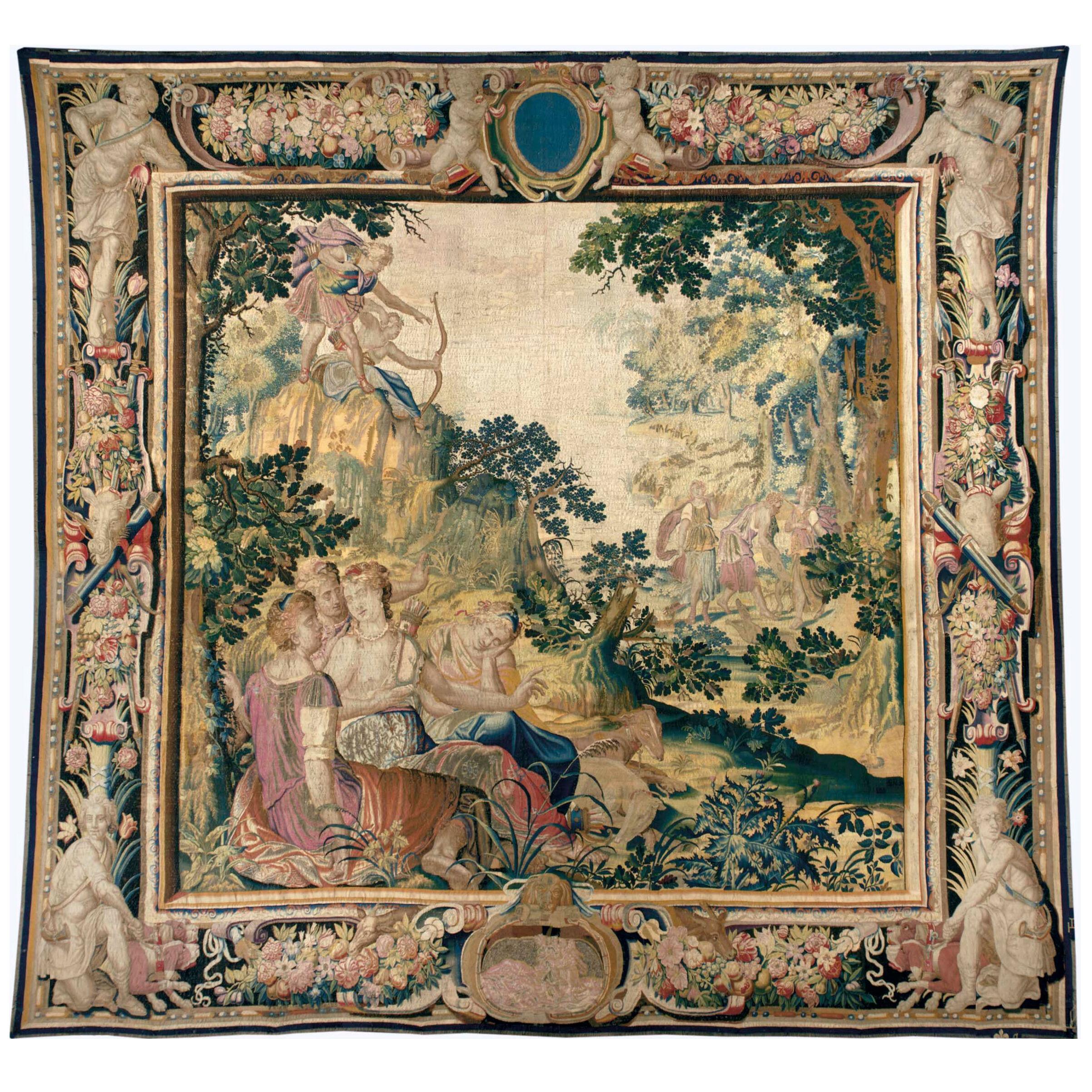 A Tapestry with a scene of Diana and Orion from 'The Story of Diana'  