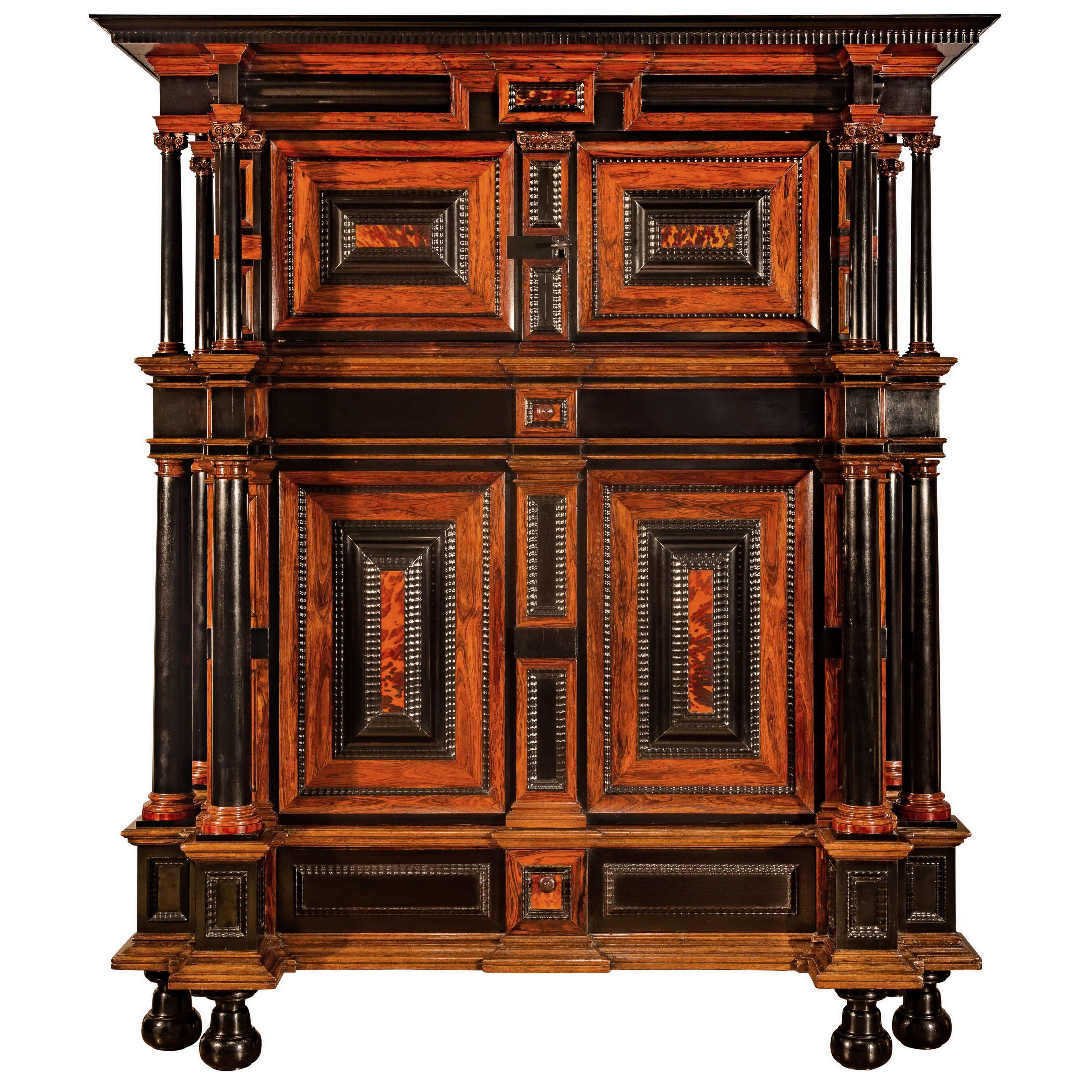 An early Dutch cupboard attributed to Herman Doomer