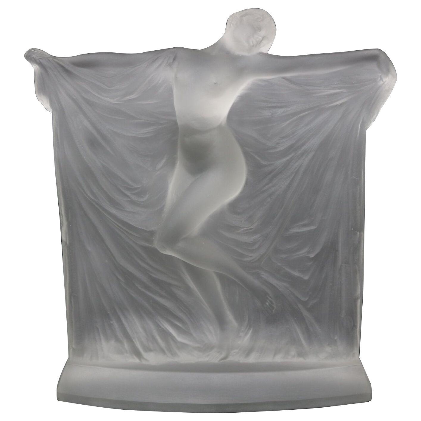 Rene Lalique Frosted Glass 'Thais' Statuette