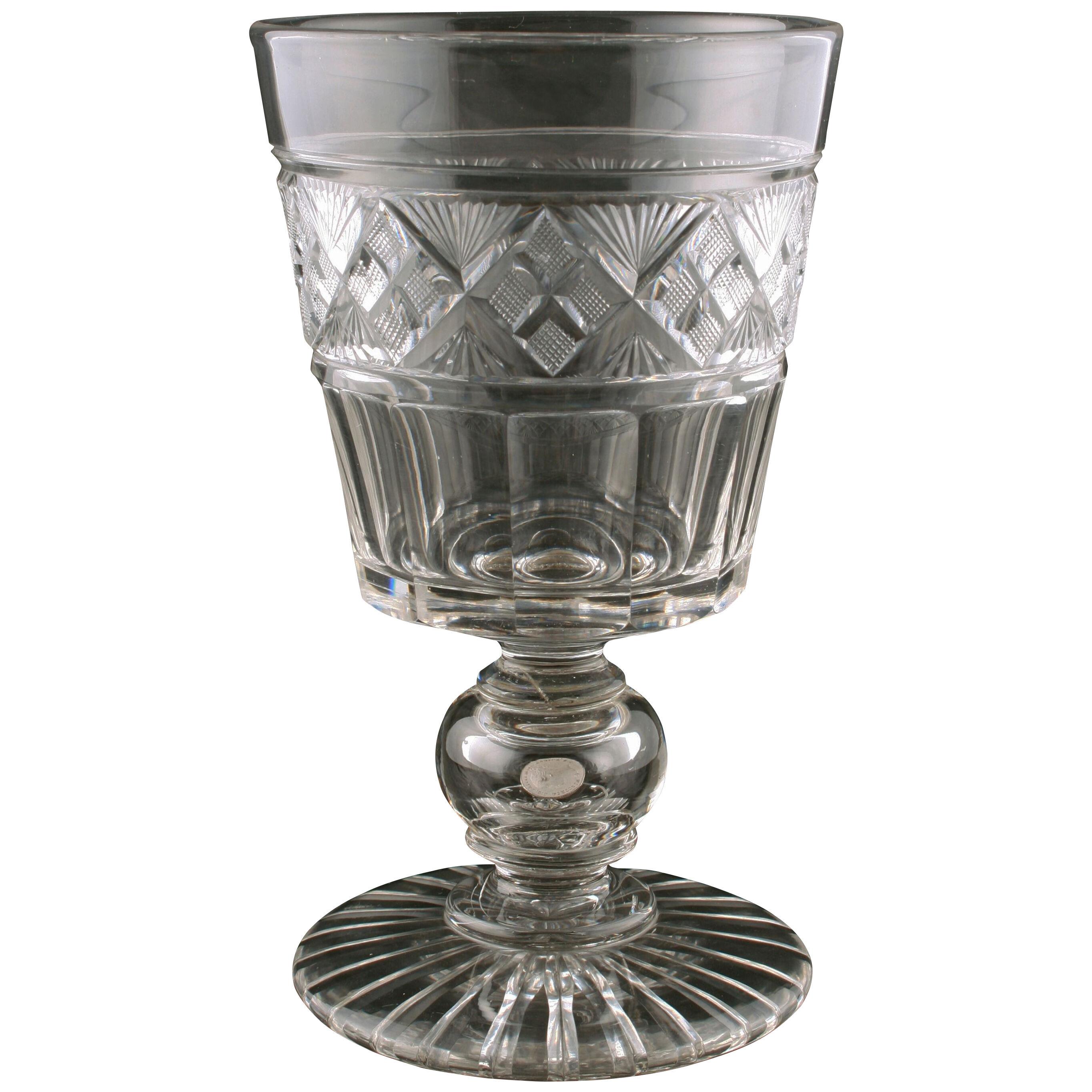 Large Victorian Coin Goblet