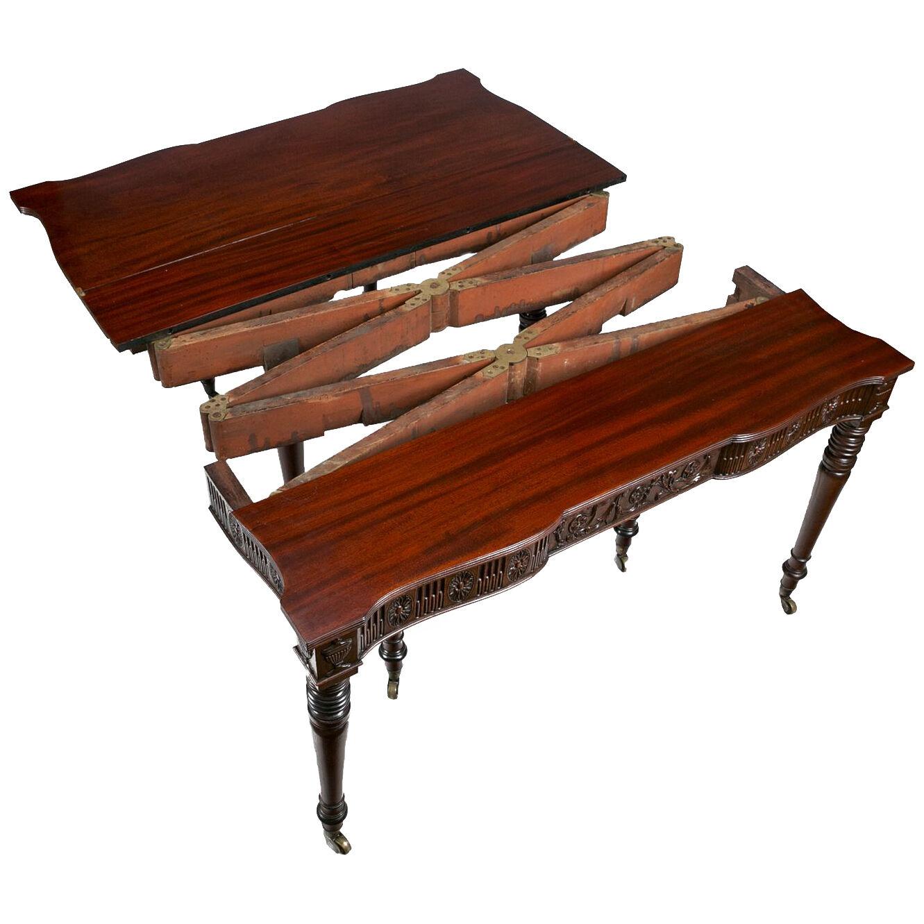 Early 19th Century Regency Concertina Extendable Dining Table