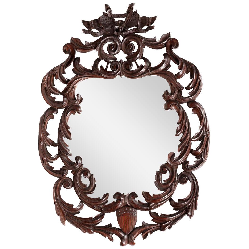19th Century English Mirror in the Americanised Fashion