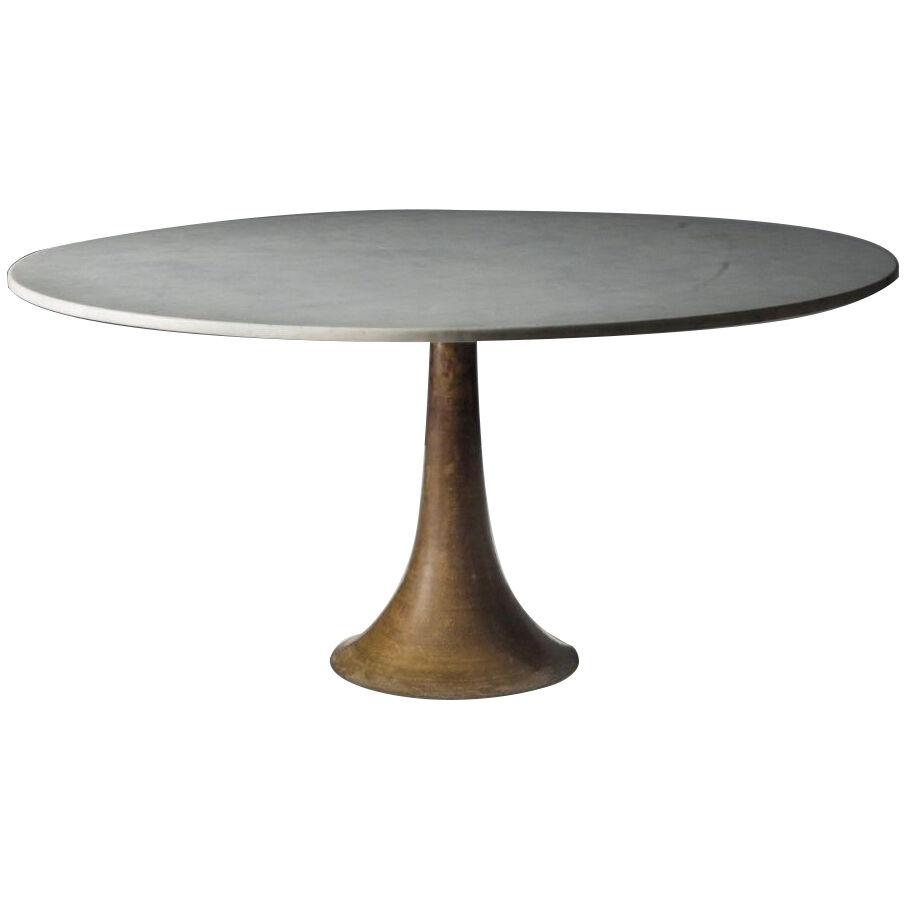 Marble & Bronze Table