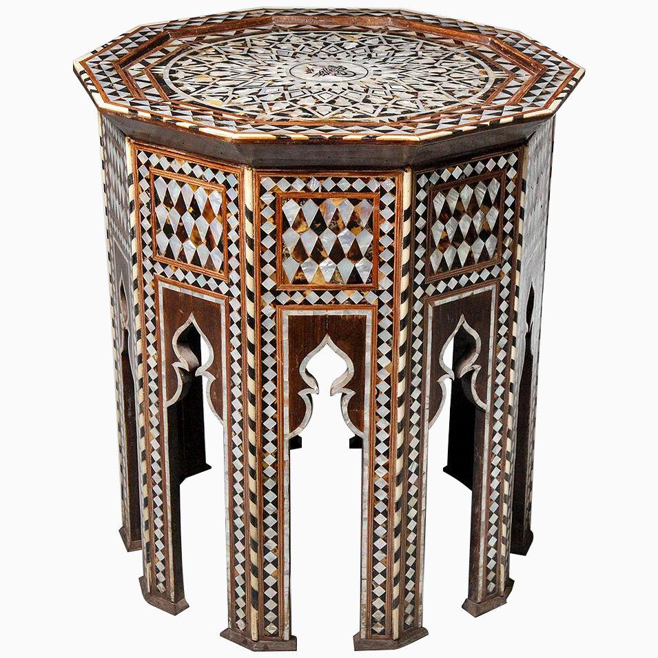 SYRIAN INLAID TABLE