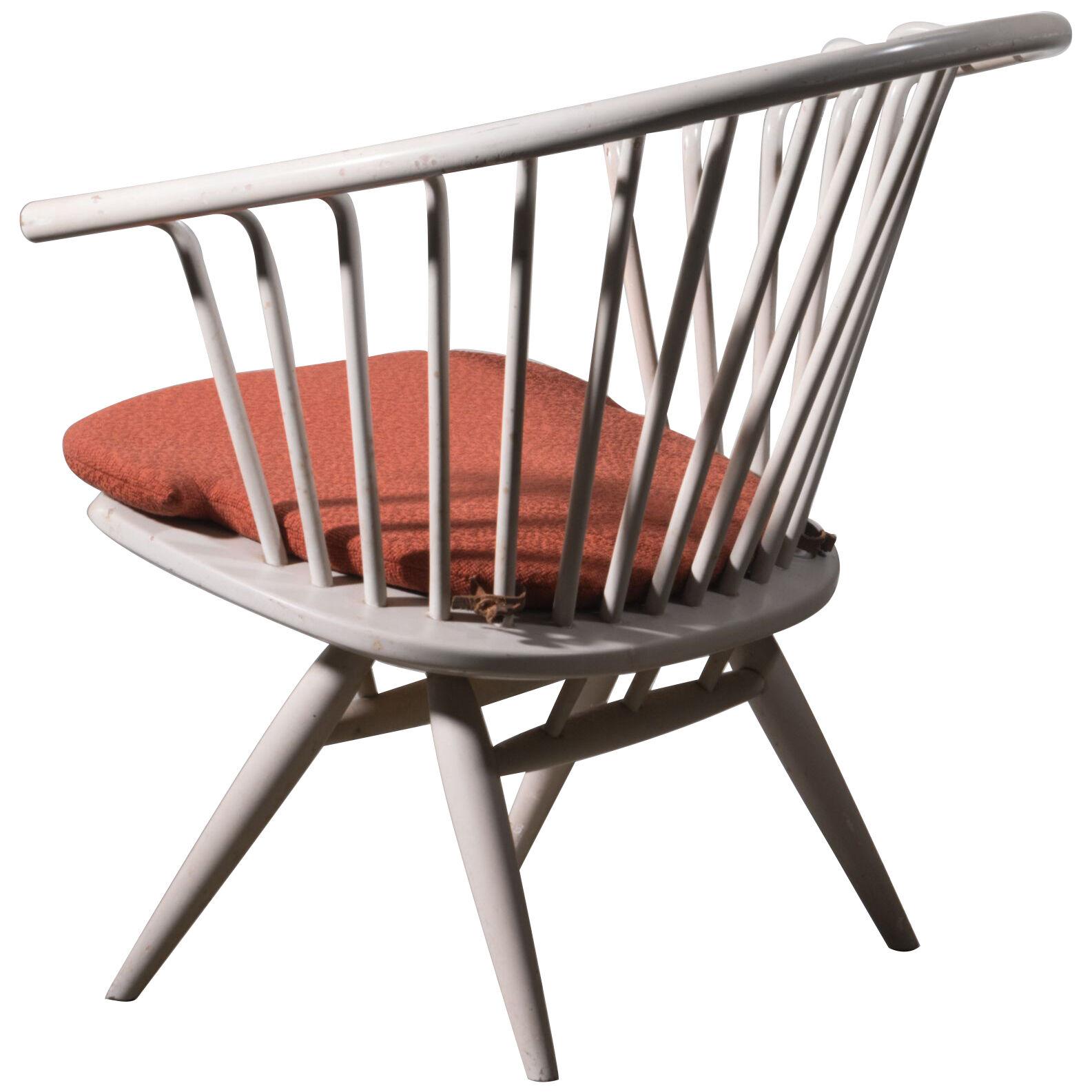 Crinolette chair by Ilmari Tapiovaara, labeled Asko
