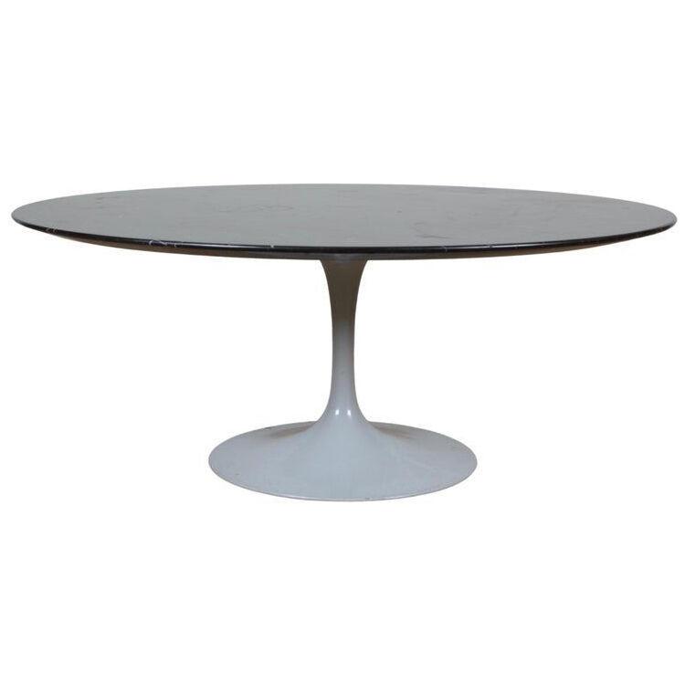 EERO SAARINEN, “TULIP” SOFA TABLE, KNOLL, MID-1900S