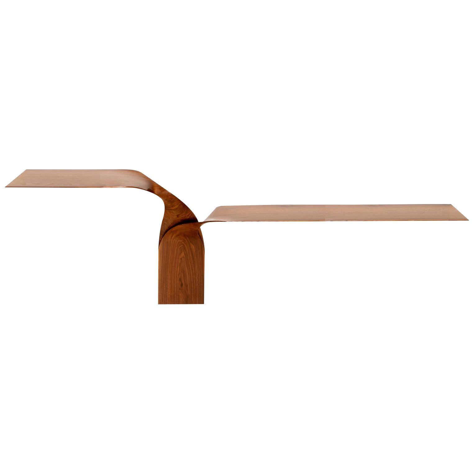 Sculptural Twist Two Armed Console