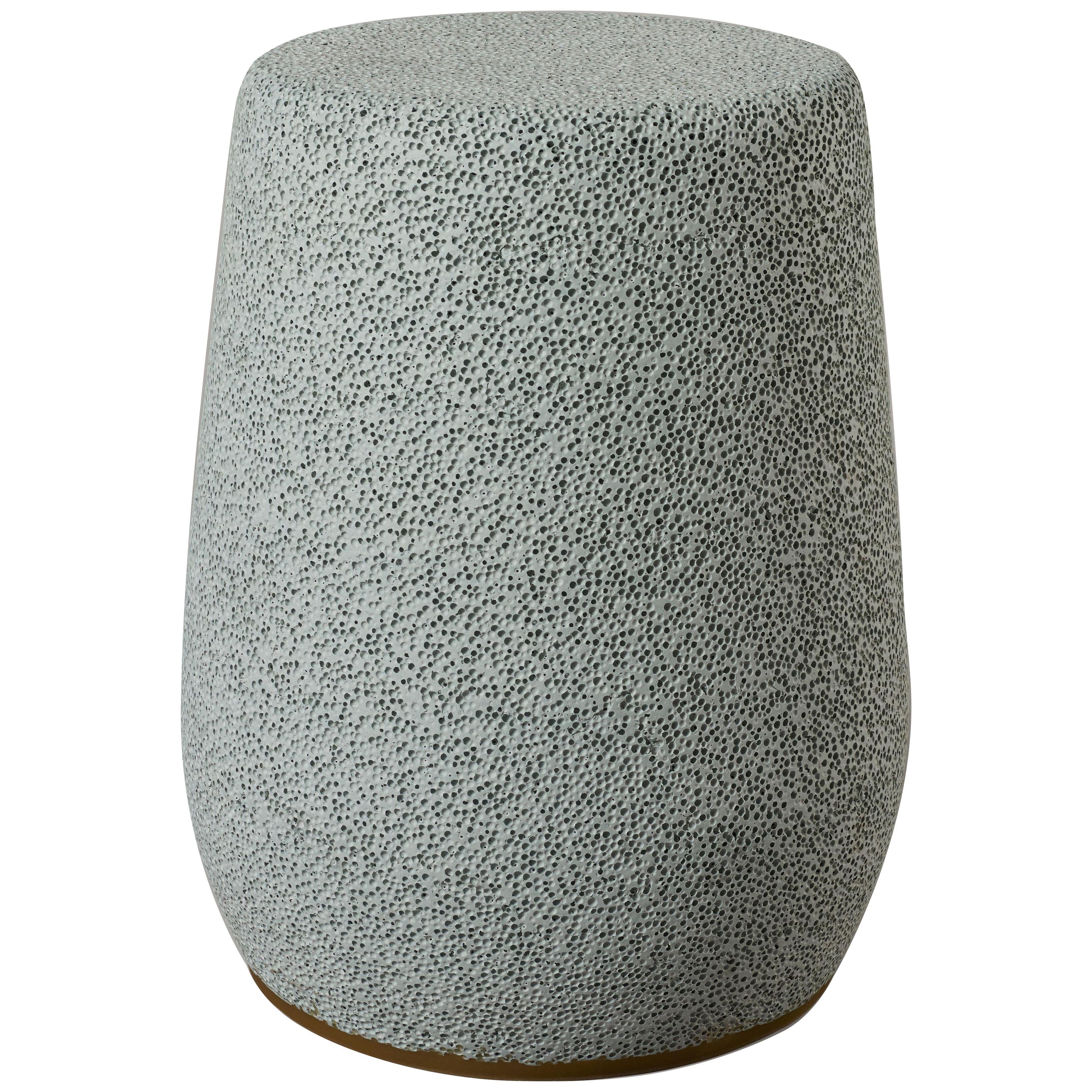 'Lightweight Porcelain' Stool and Side Table (Celadon-LP21)