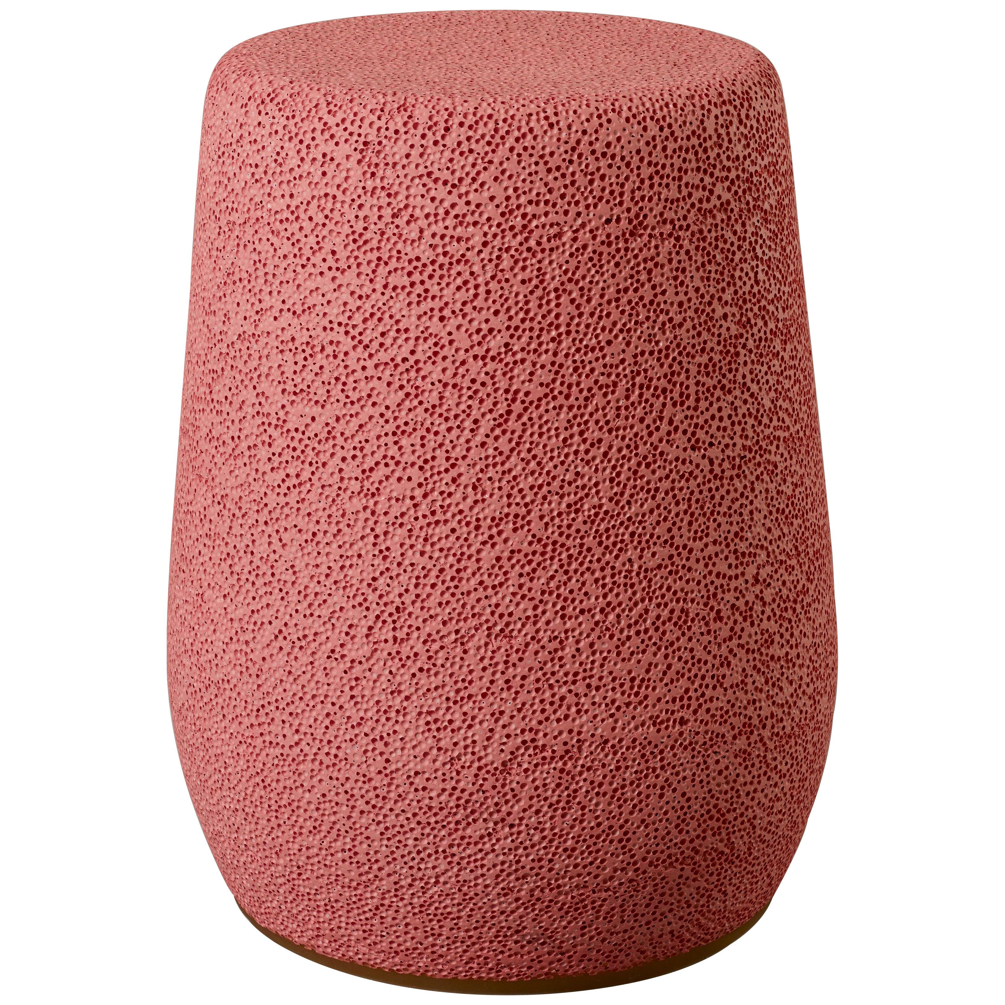'Lightweight Porcelain' Stool and Side Table (Lipstick-LP19)