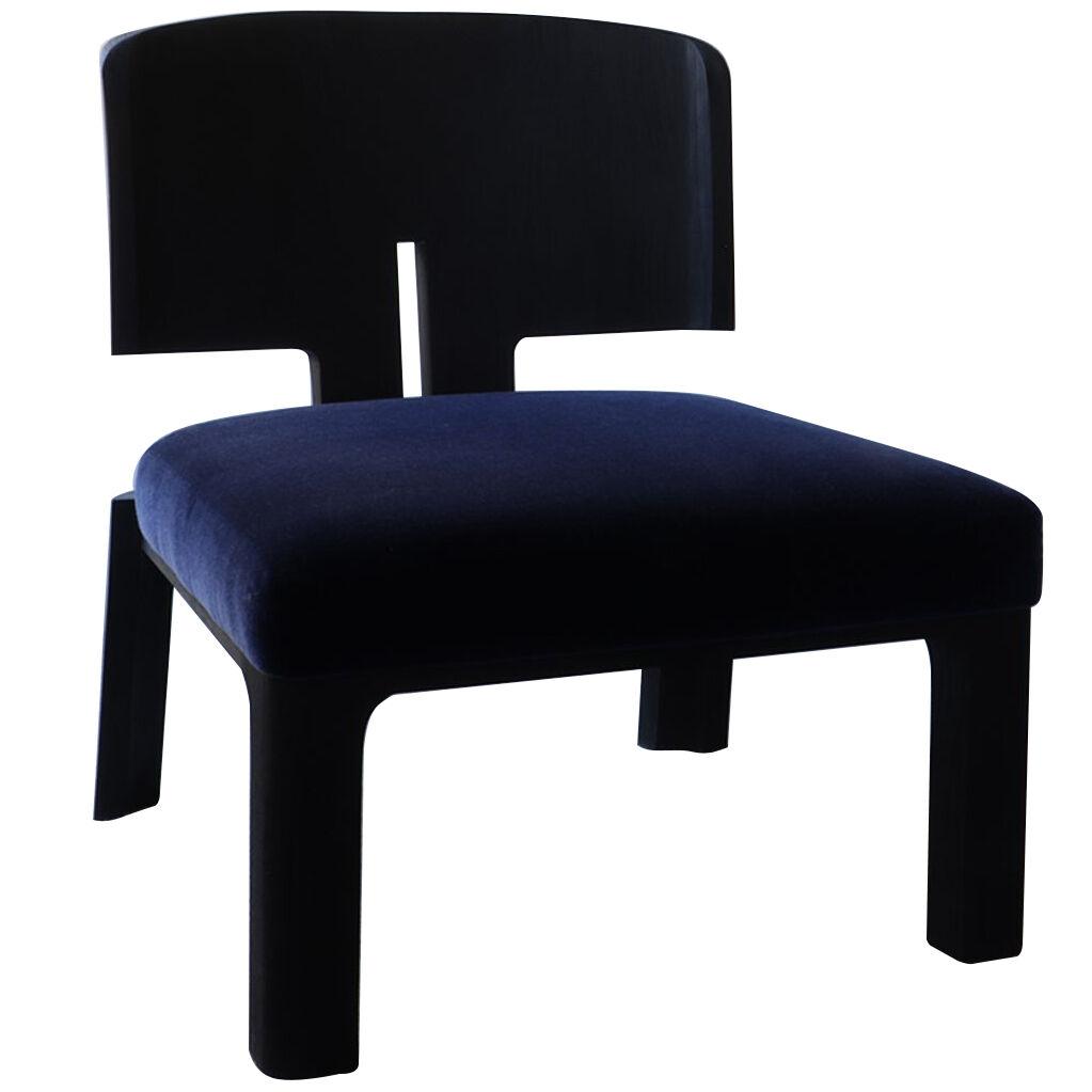 ANCHOR lounge chair, black teak - Pendhapa