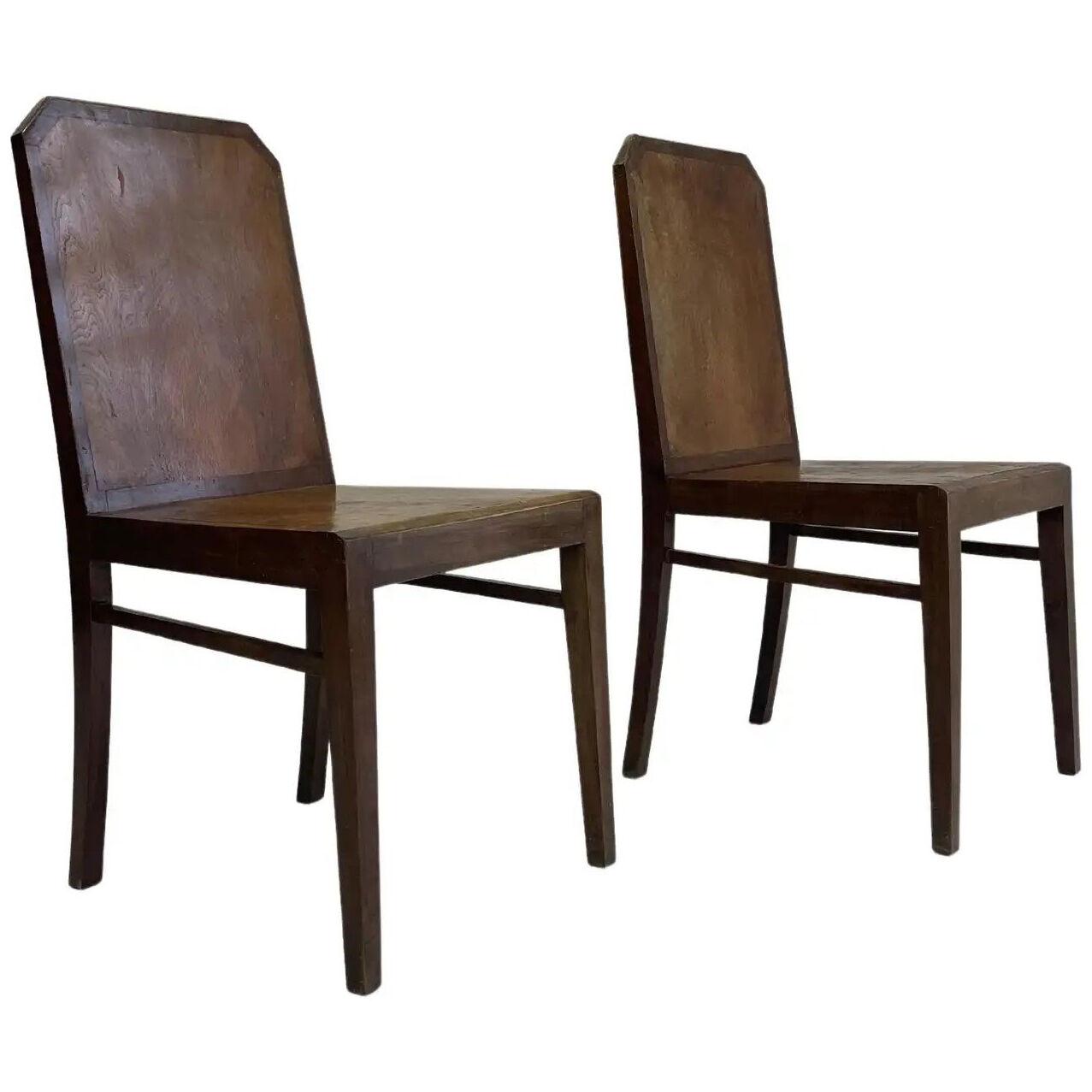 1930s Set of 2 Chairs by Rudolf Steiner