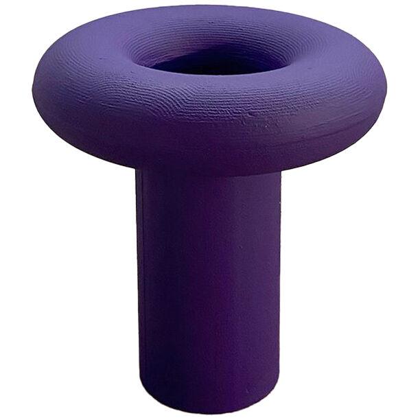 Untitled, violet column sculpture