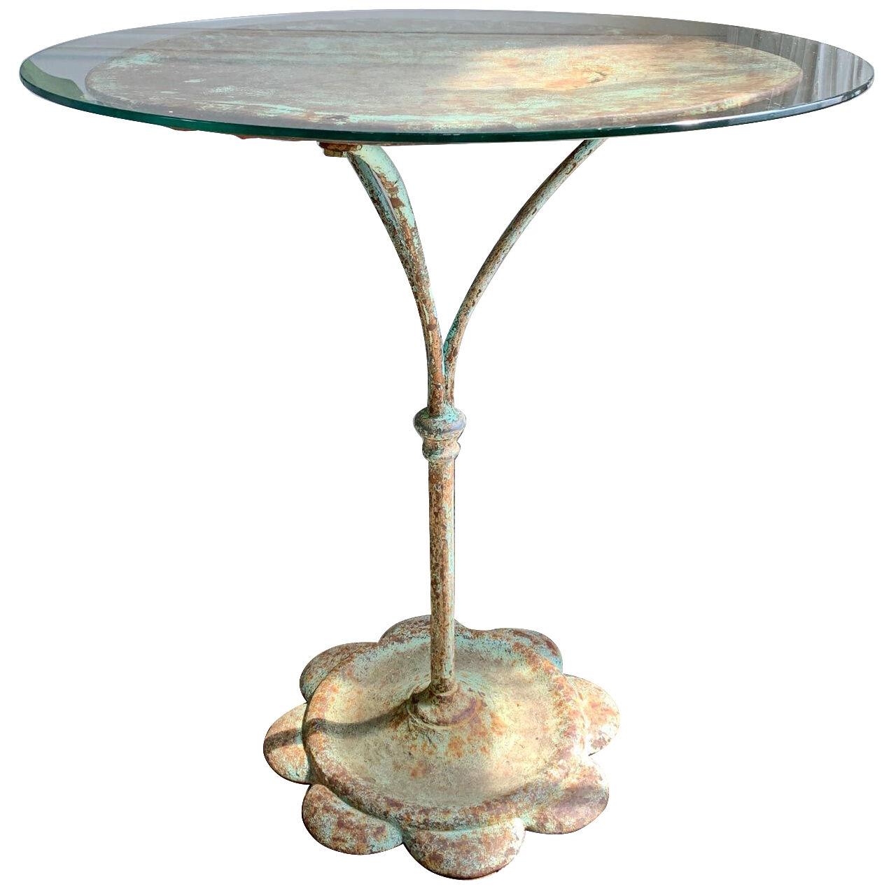 1920’s French Iron Bistro Table