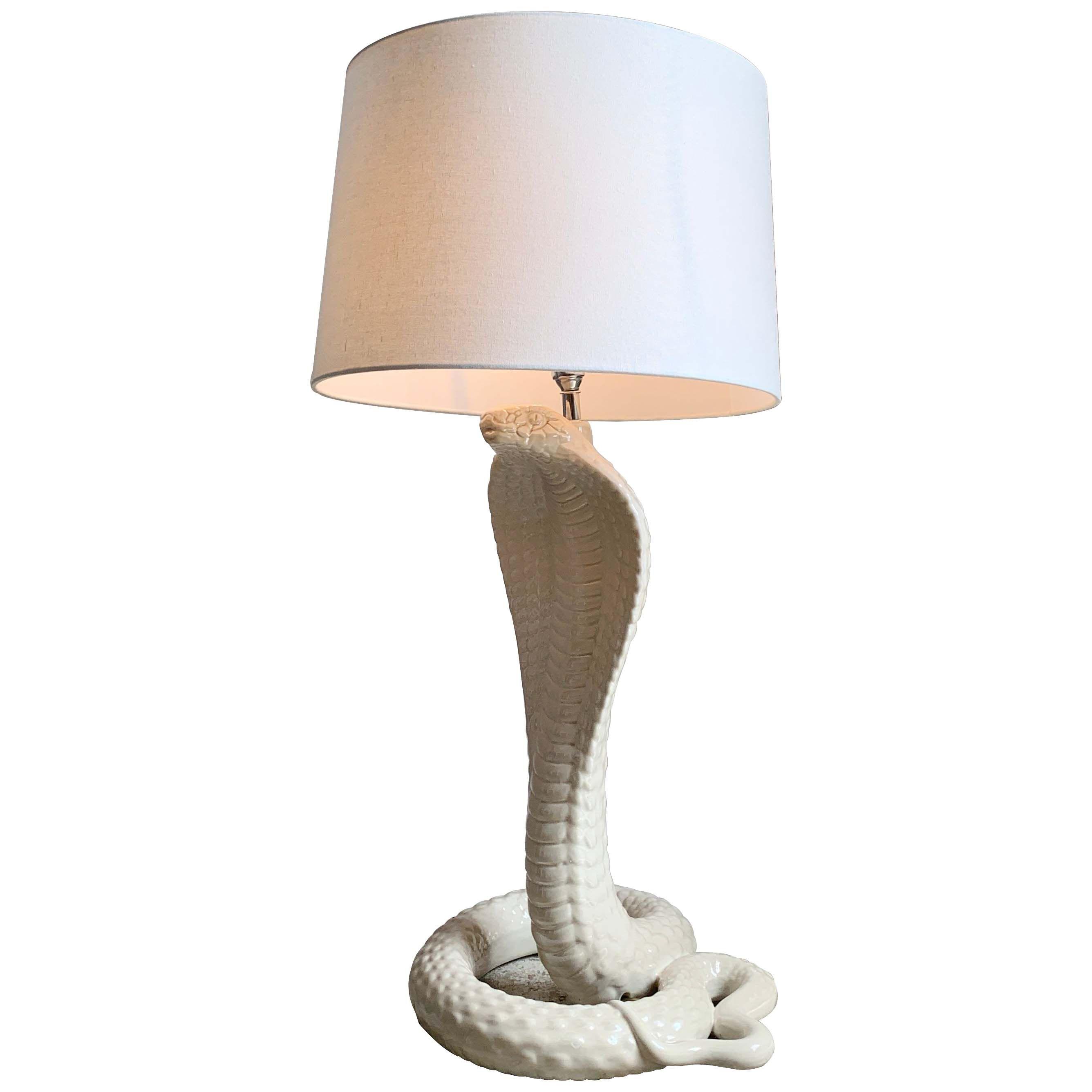 Tommaso Barbi White Cobra Lamp