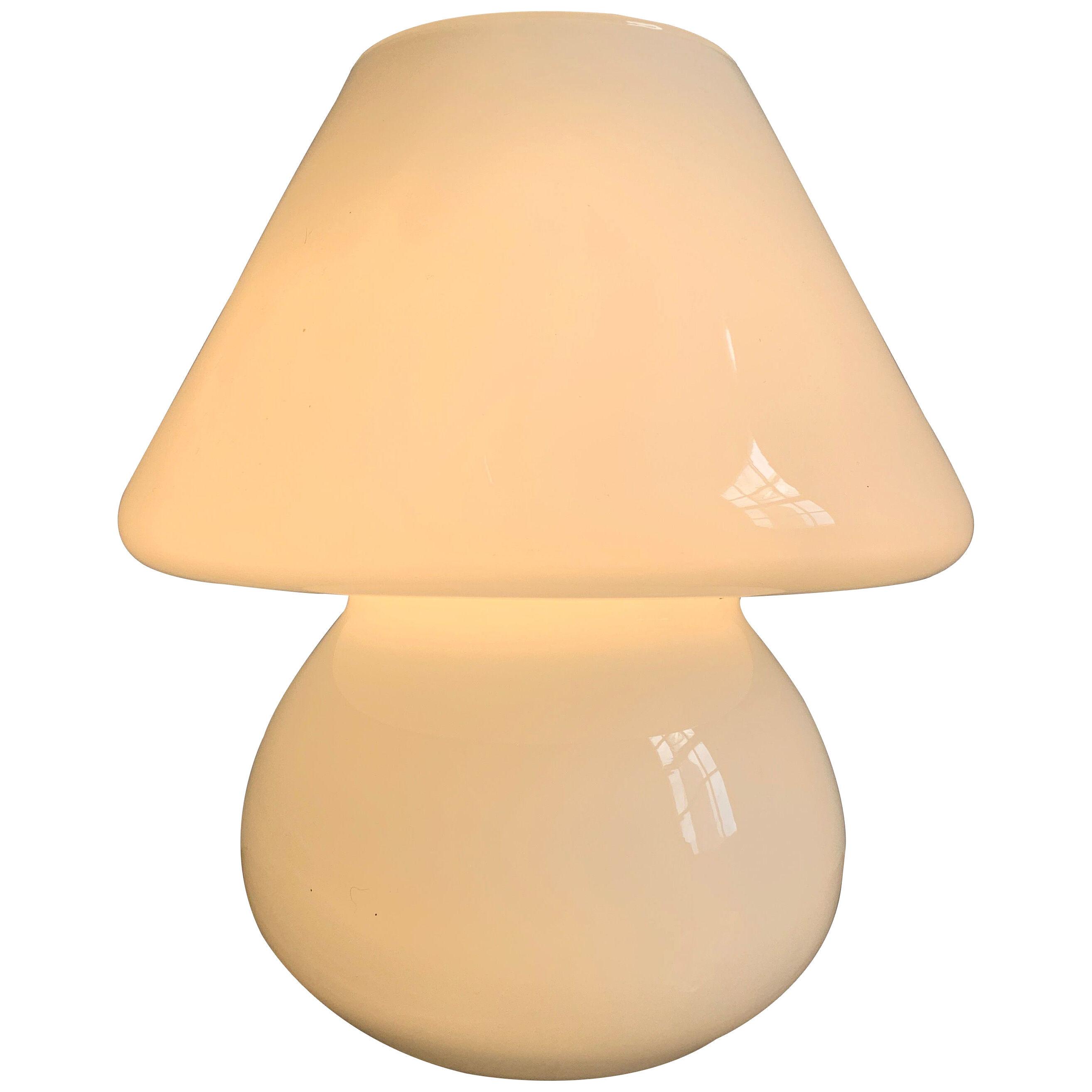1970's Murano Mushroom Lamp