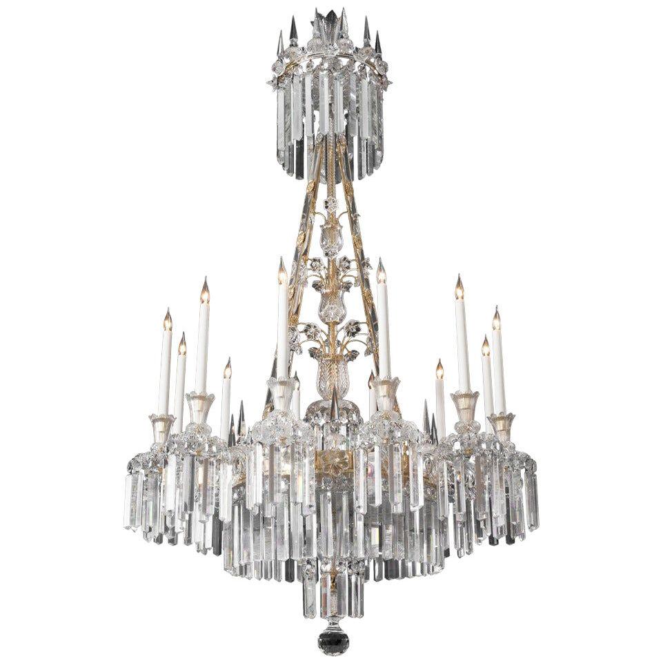 Highly Important Extremely Rare, English William IV Antique Chandelier