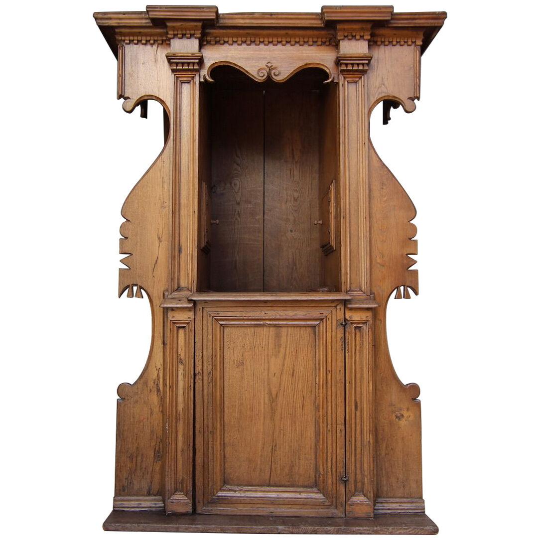 17th Century Tuscan Renaissance Style Confessional made of Oak