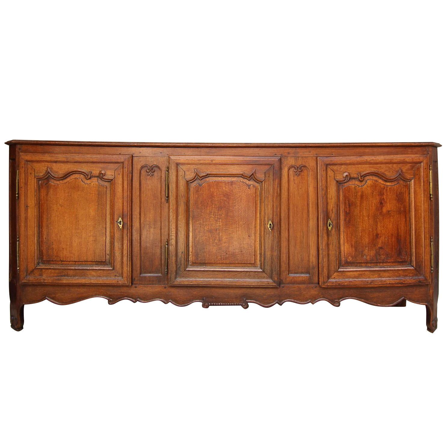 Late 18th Century French Oak Enfilade Sideboard 