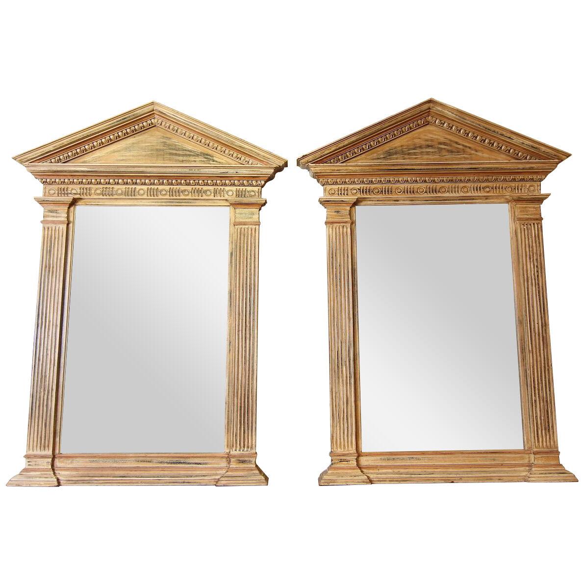 Pair of Neoclassical Style Mirror
